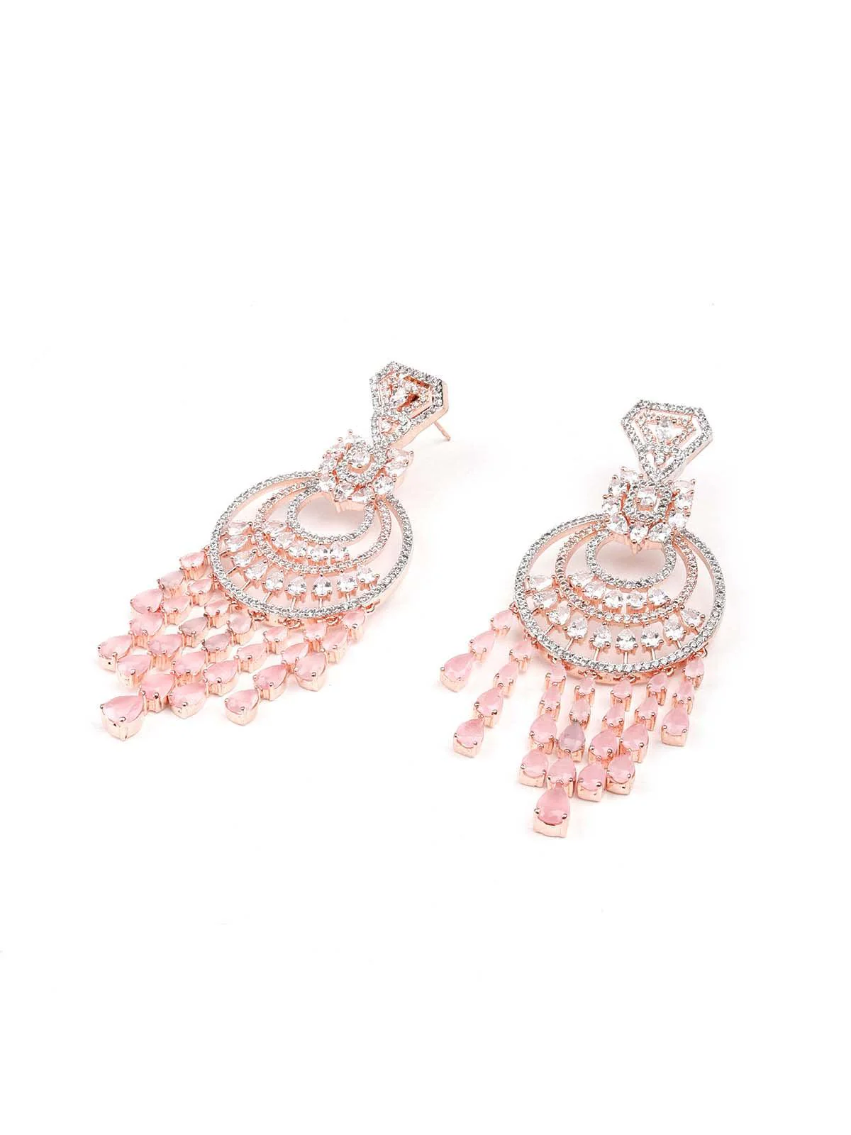 Odette Women Gorgeous Earring Embellished With Artificial Crystals - Image 5