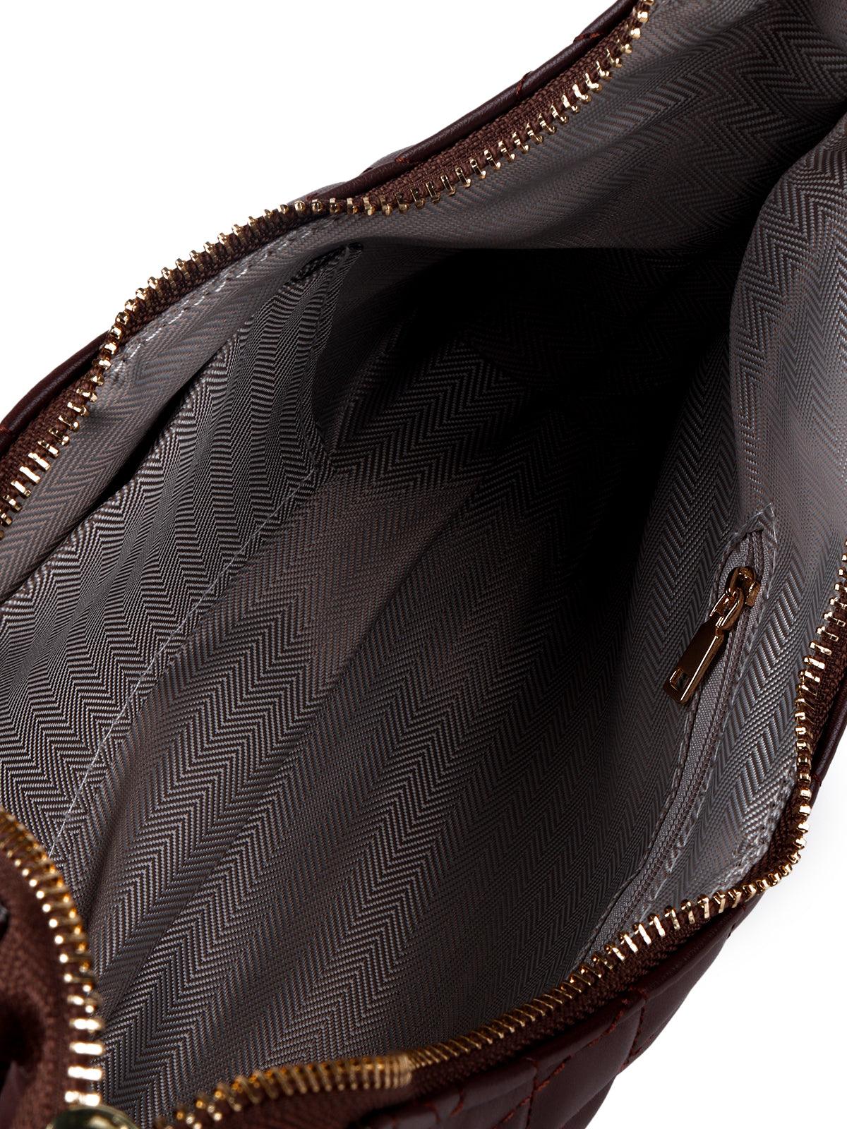 Odette Women Gorgeous Brown Shoulder Bag - Image 6