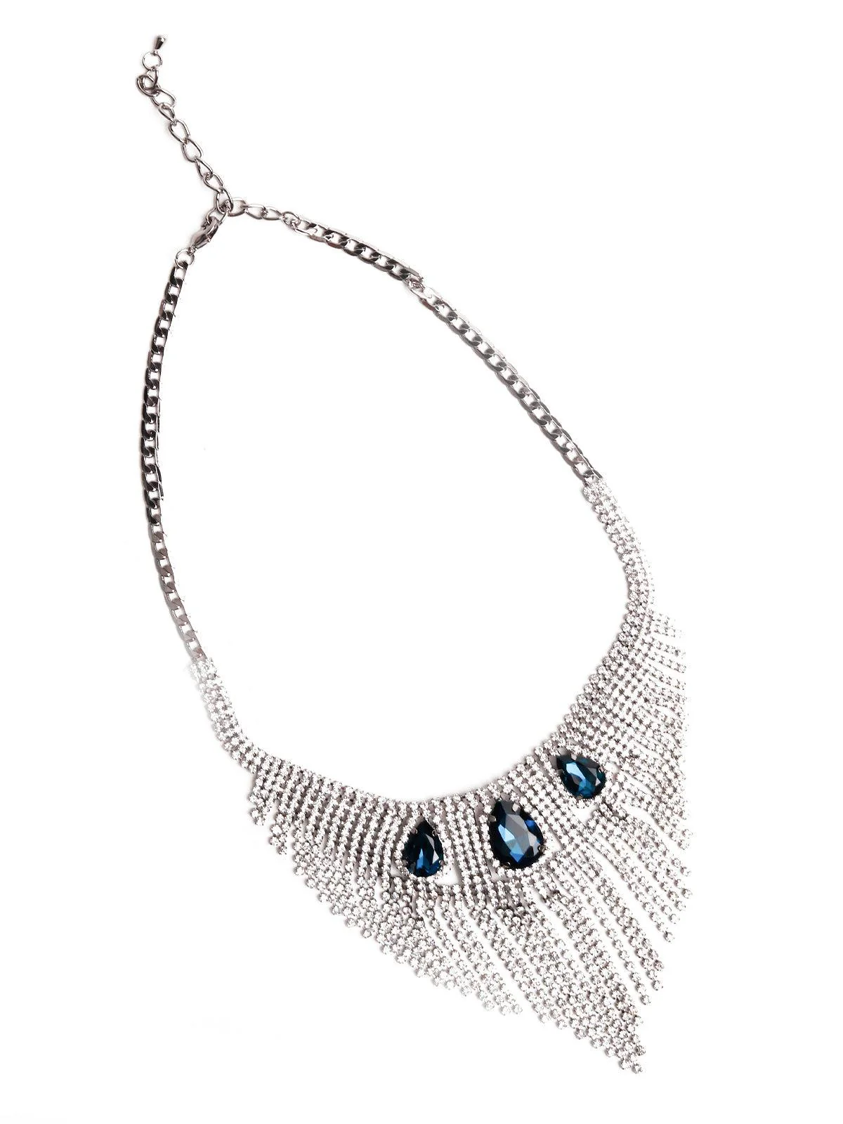 Odette Women Blue Metal Necklace - Image 4