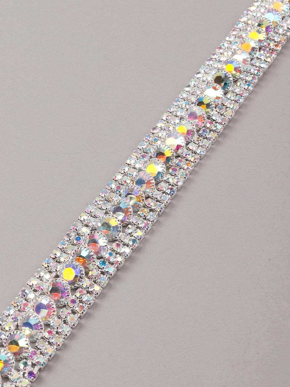 Odette Women Gorgeous Diamond Statement Bracelet - Image 7