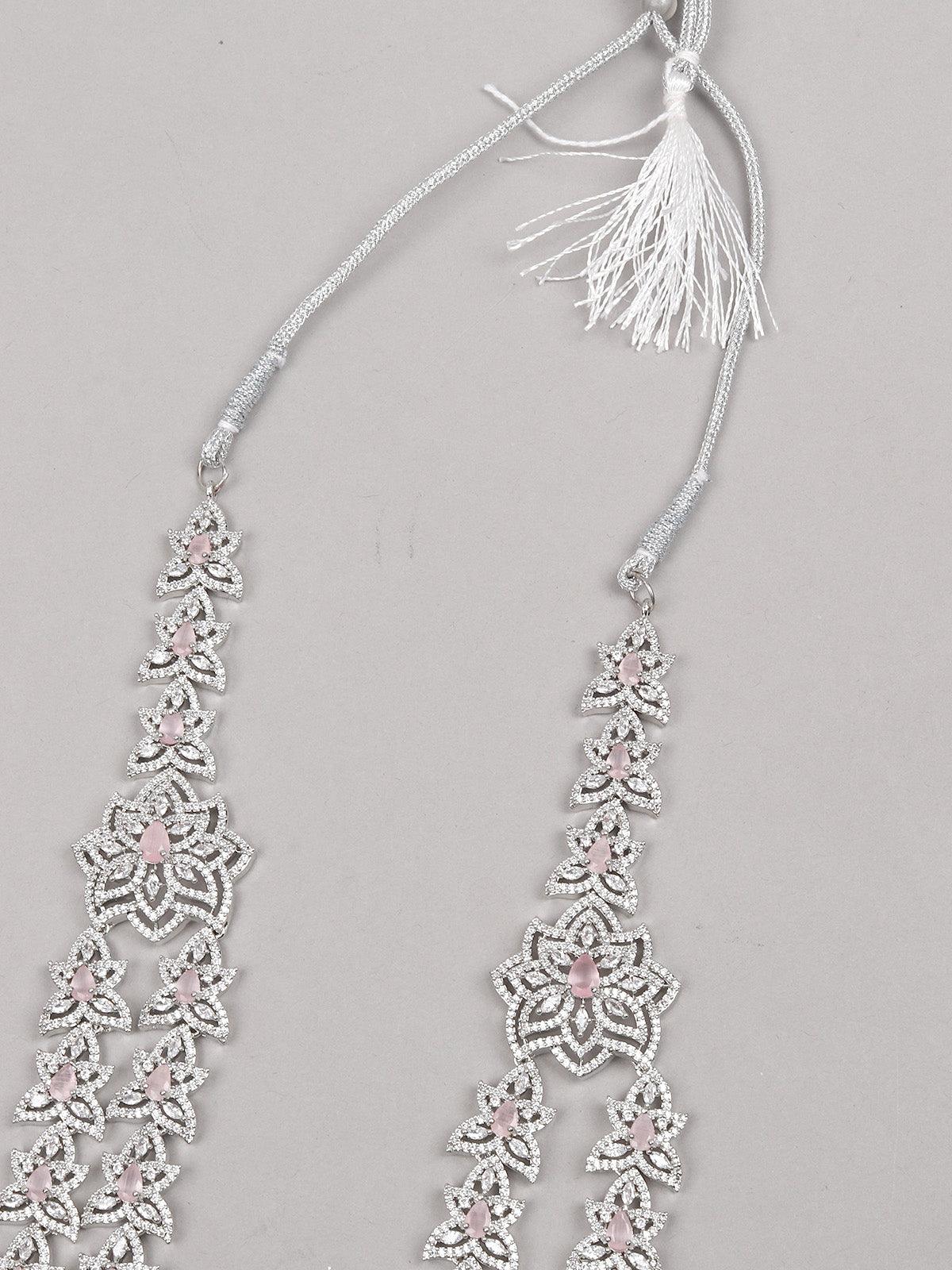 Odette Women Gorgeous Double Layered Necklace Set - Image 6