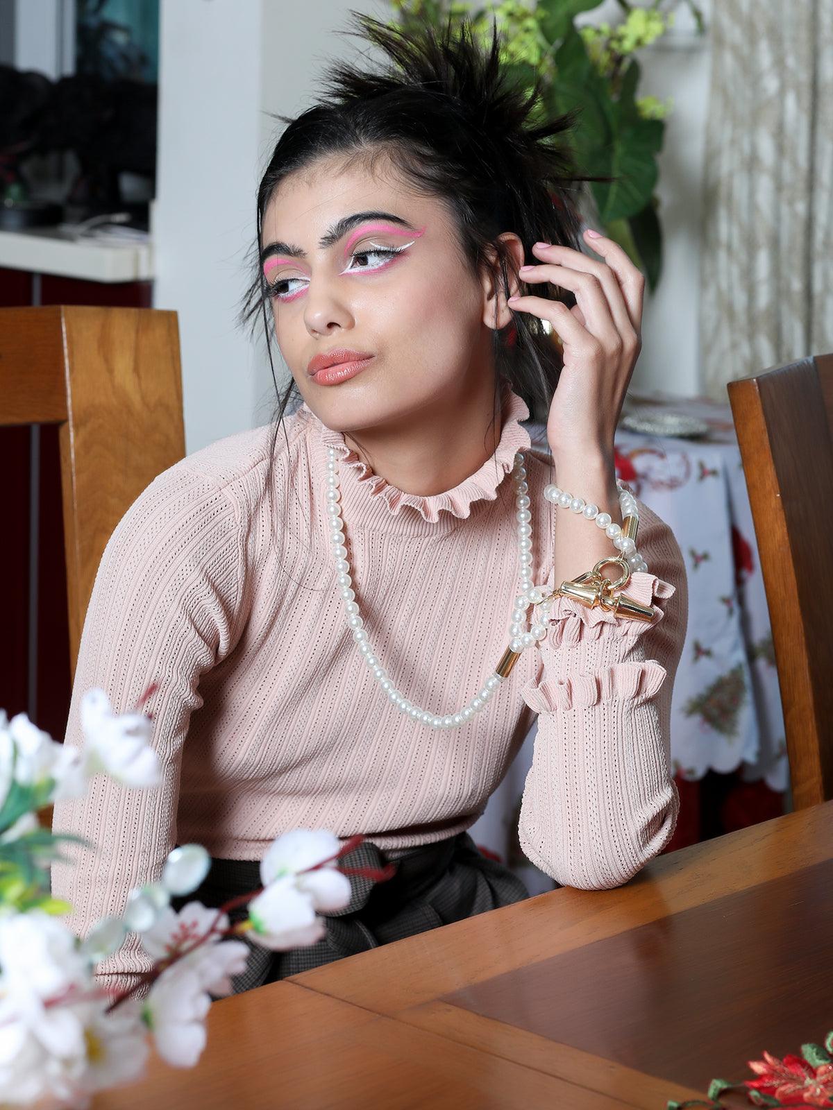 Odette Women Gold Metal Necklace - Image 2