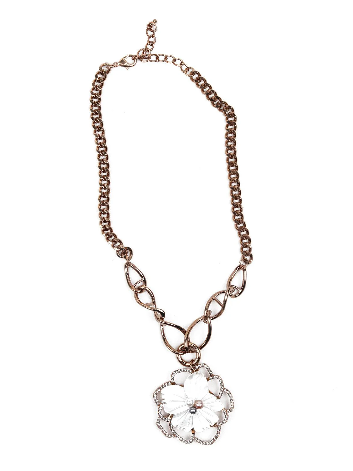 Odette Women Gold Metal Necklace - Image 3