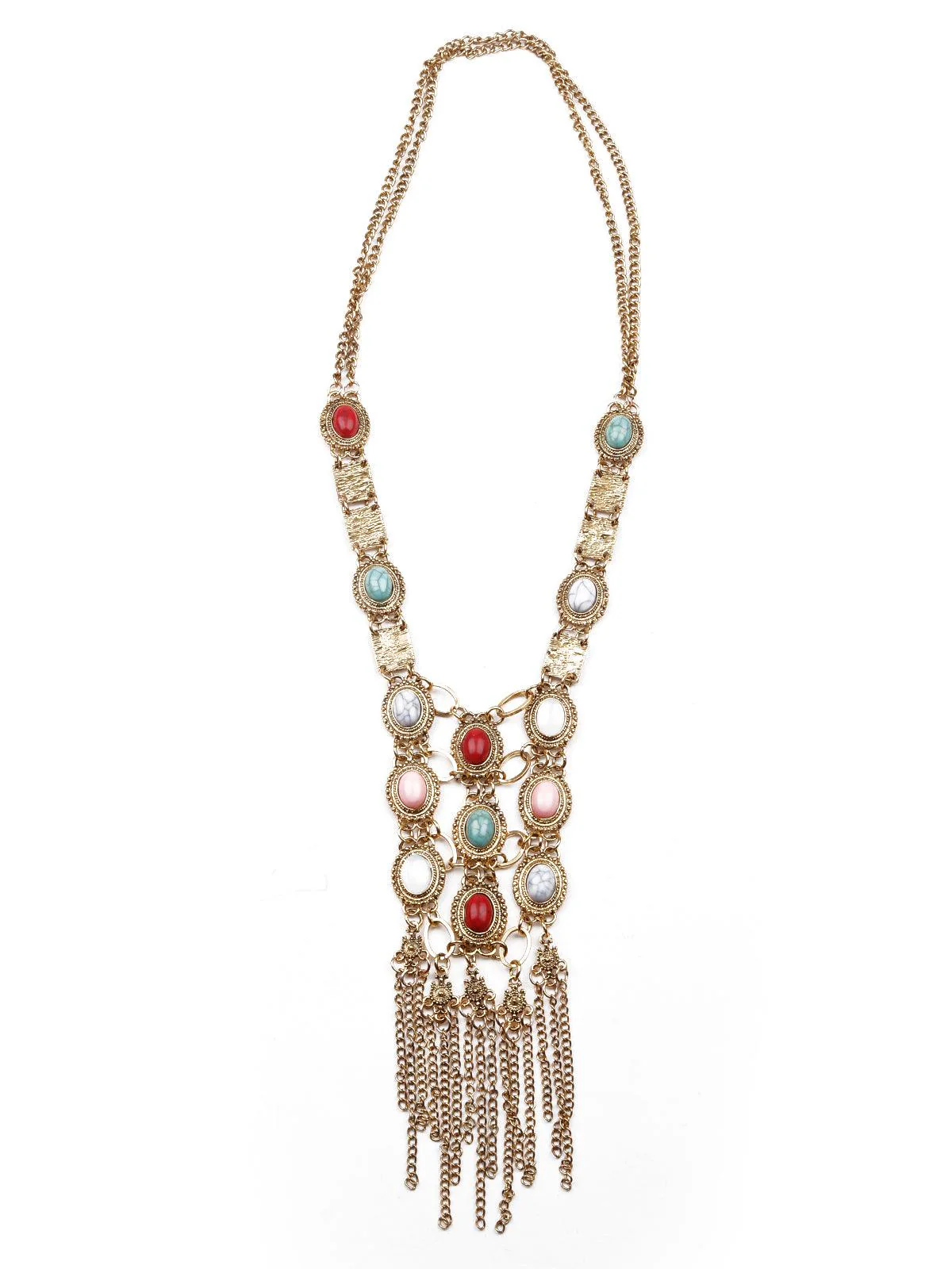 Odette Gorgeous Gold Boho Style Necklace For Women - Image 3