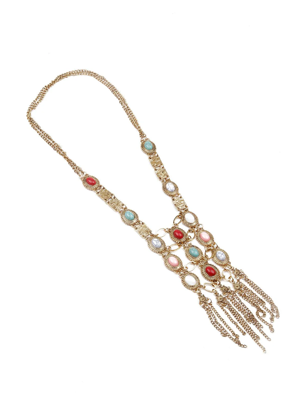 Odette Gorgeous Gold Boho Style Necklace For Women - Image 4