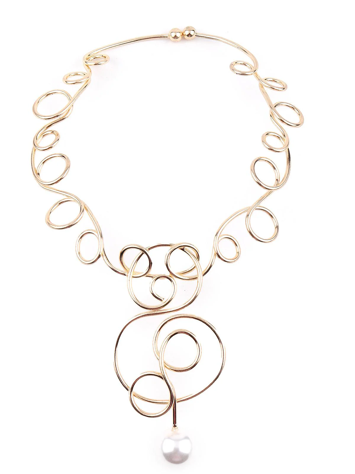Odette Women Gorgeous Gold-Tone Whimsical Necklace - Image 3