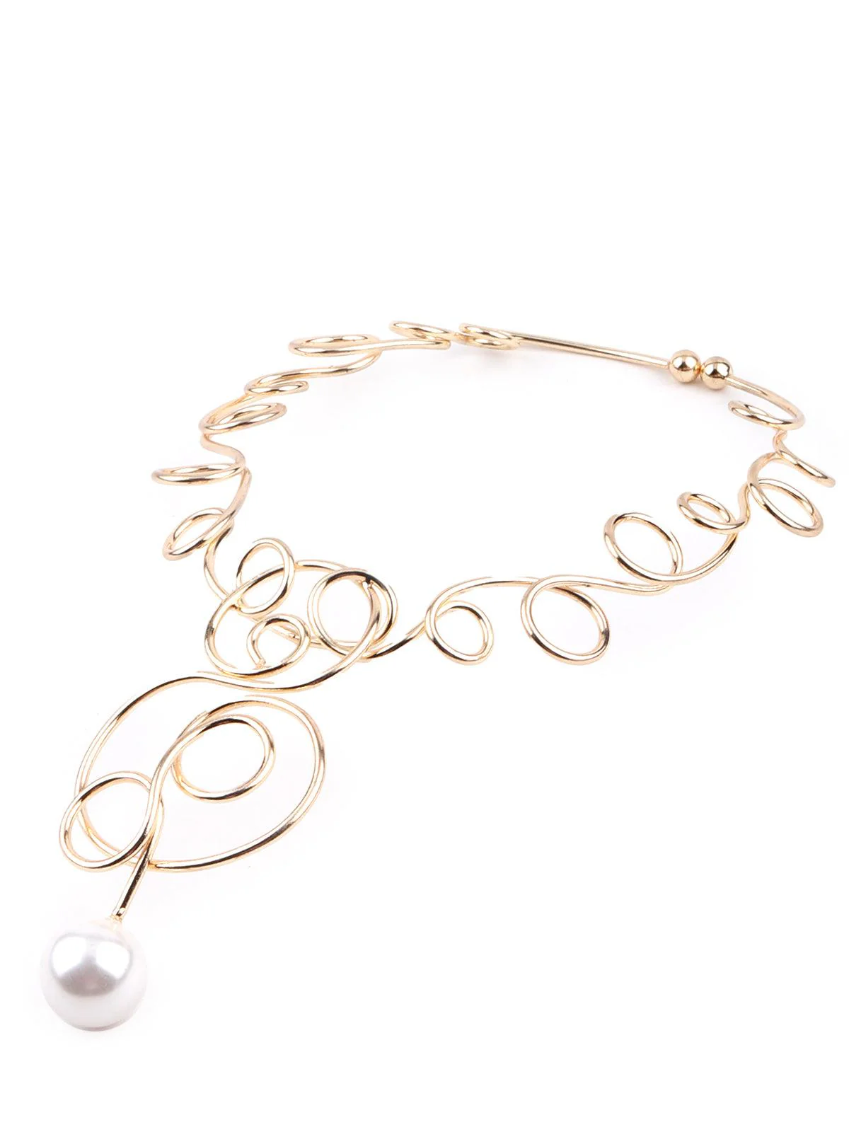 Odette Women Gorgeous Gold-Tone Whimsical Necklace - Image 5