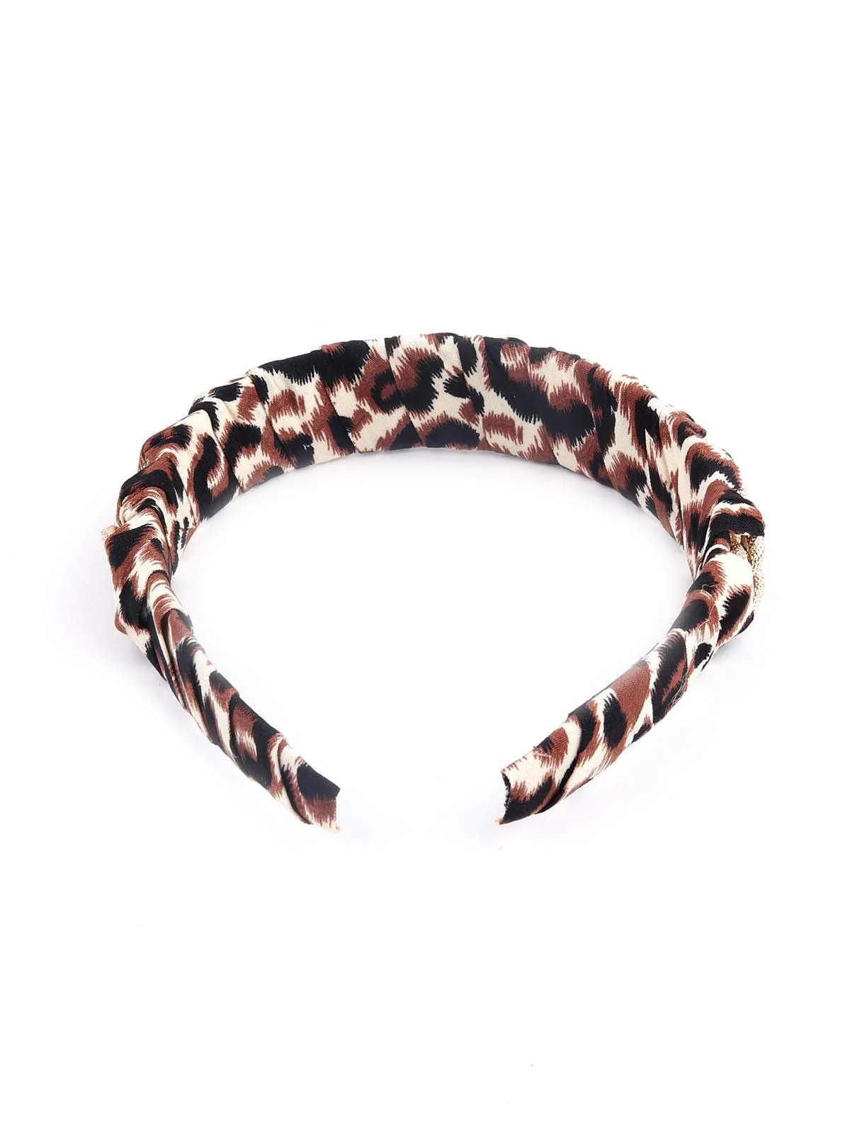 Odette Women Gorgeous Multicolor Printed Hairband - Image 5