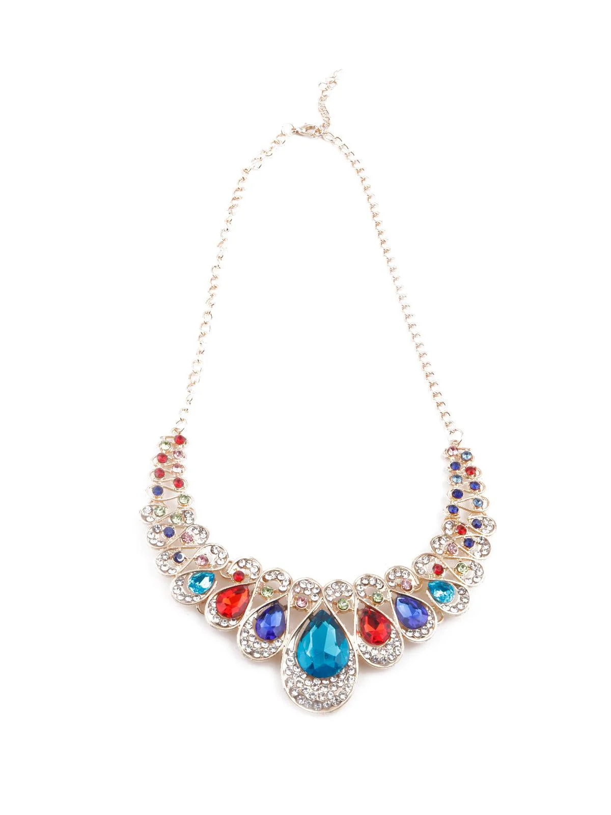 Odette Gorgeous Multicoloured Princess Necklace Set For Women - Image 4