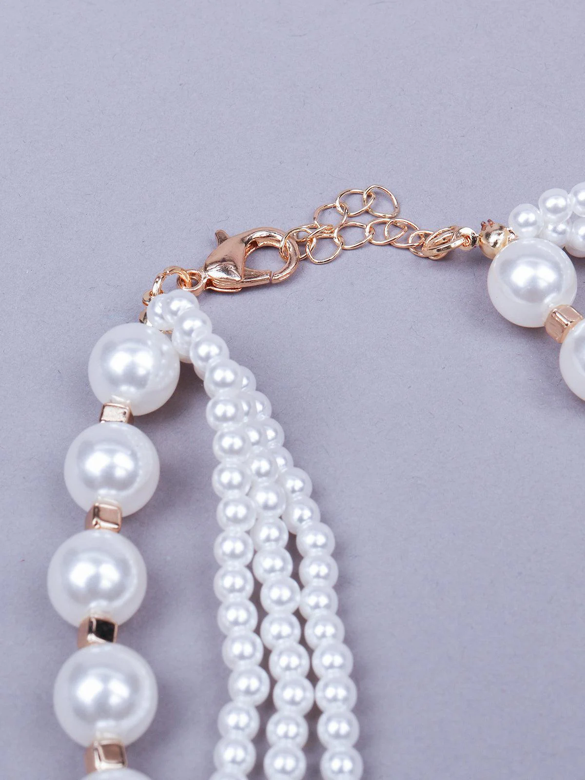Odette Women White Metal Necklace - Image 6