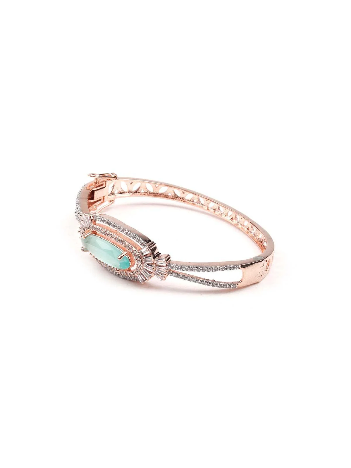 Odette Women Gorgeous Rose Gold Bracelet Embellished - Image 4