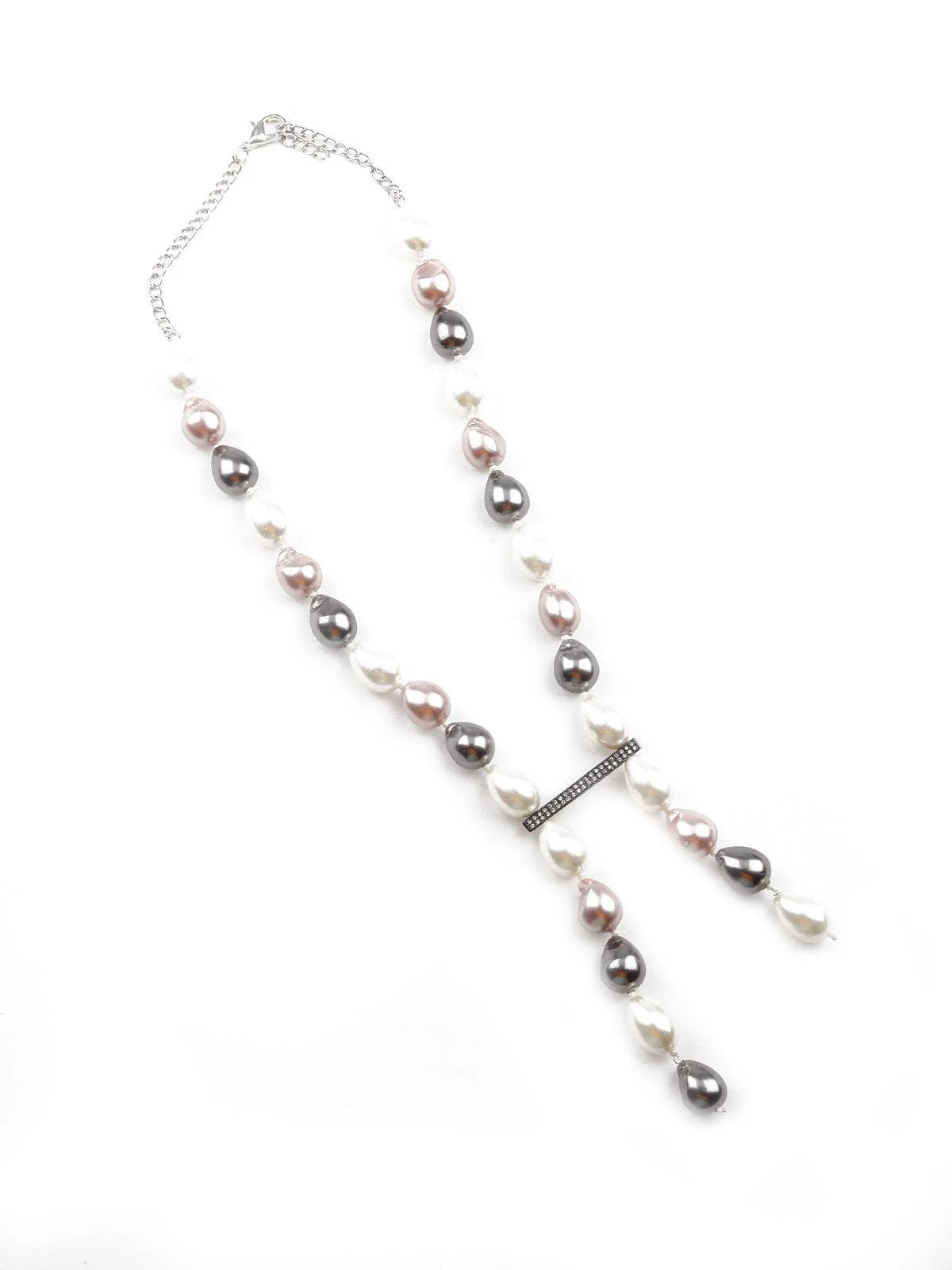Odette Women Gorgeous Multicolor Beaded Statement Necklace - Image 4