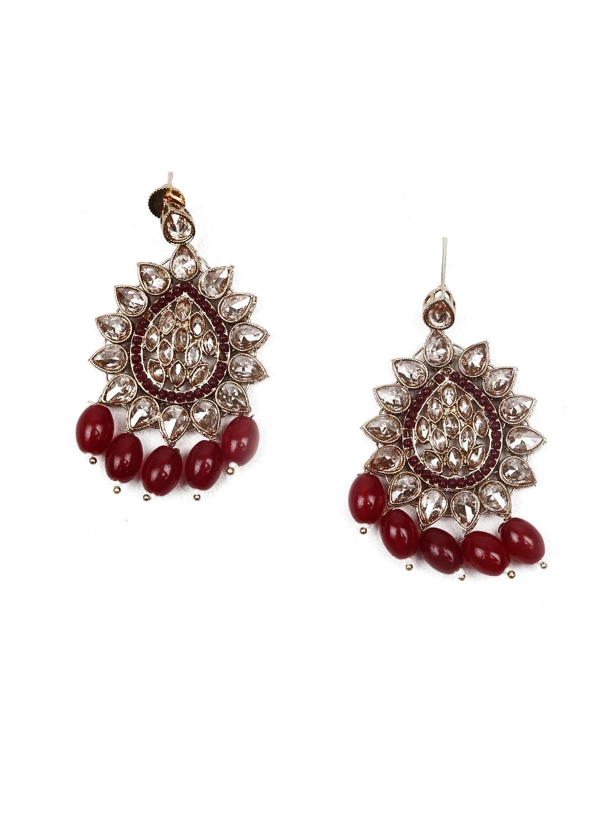 Odette Women Granduer In Kundan Choker Set - Image 7