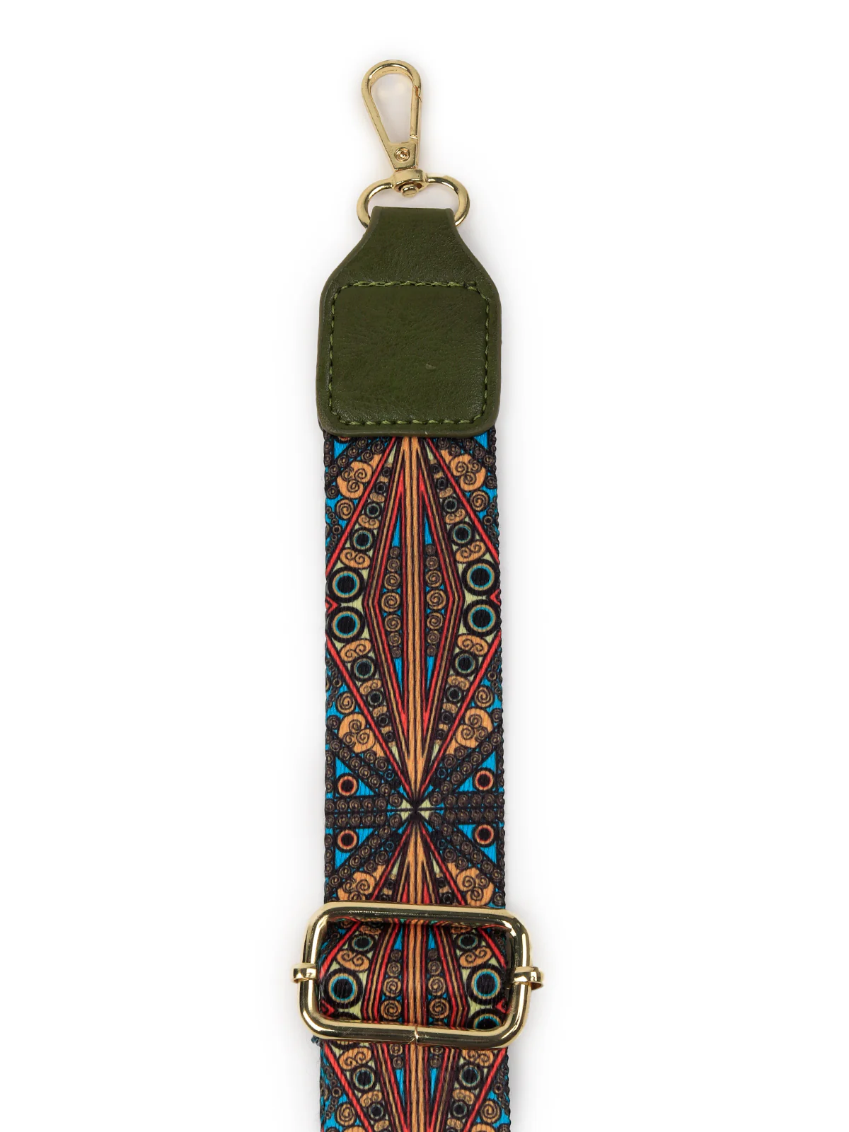 Odette Women Green Embroidered Formal Clutch - Image 7