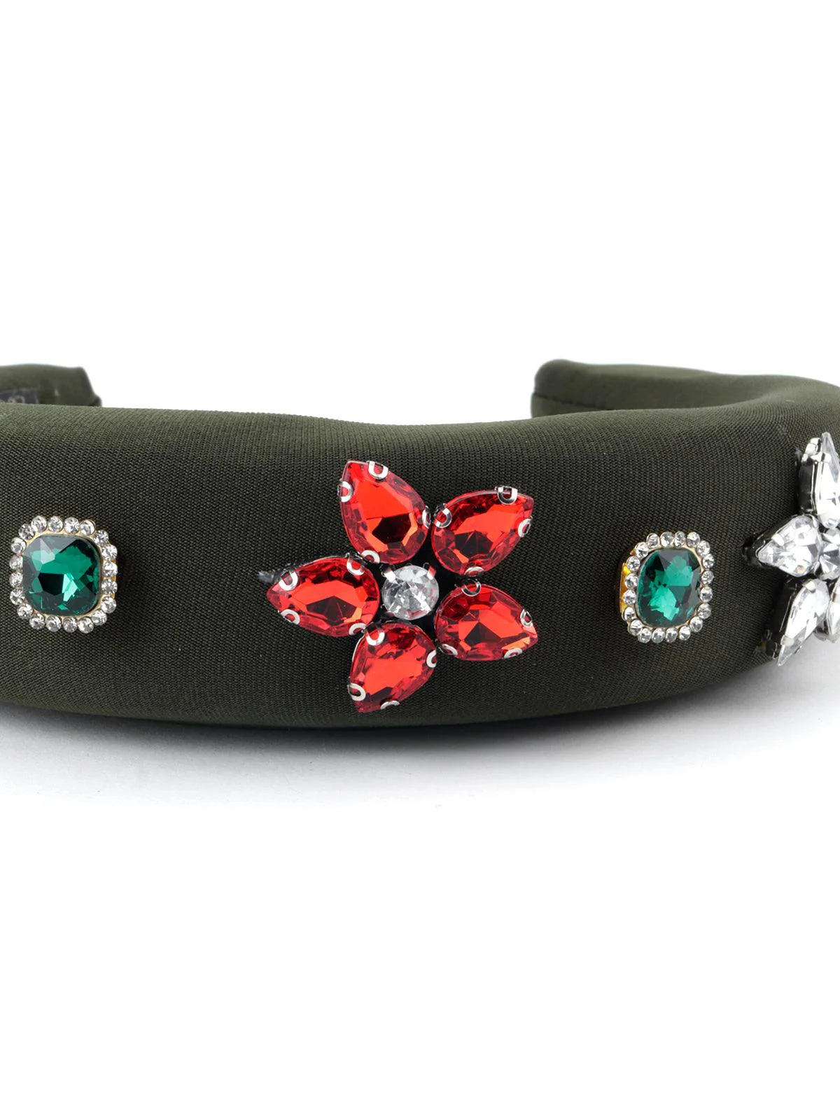 Odette Women Green Soft Hassle-Free Hairband - Image 7