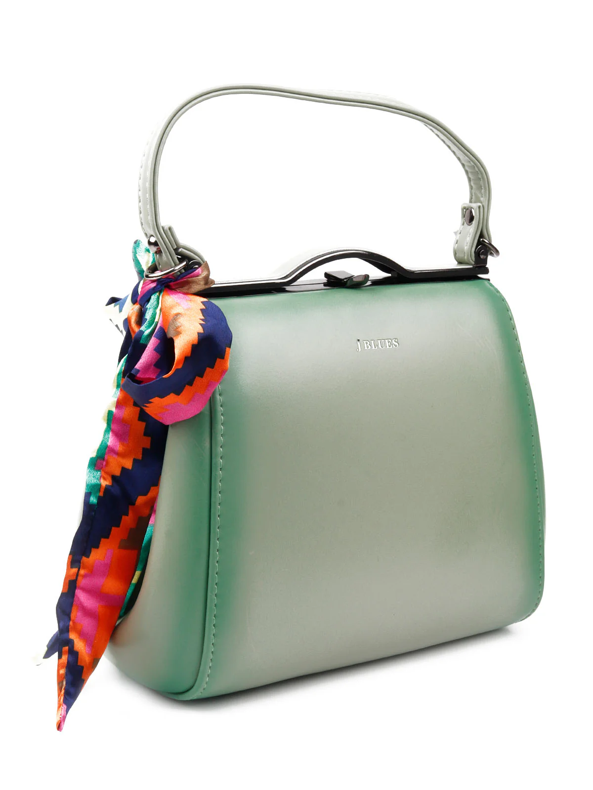 Odette Women Green Solid Clutch Bag - Image 4
