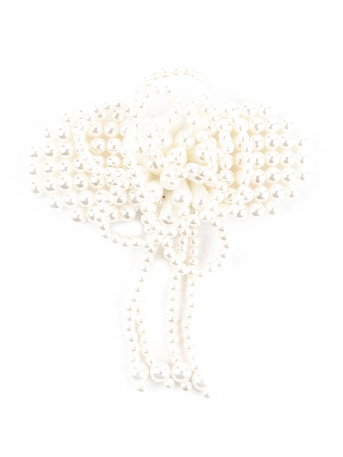 Odette Women Black Metal Brooch - Image 3