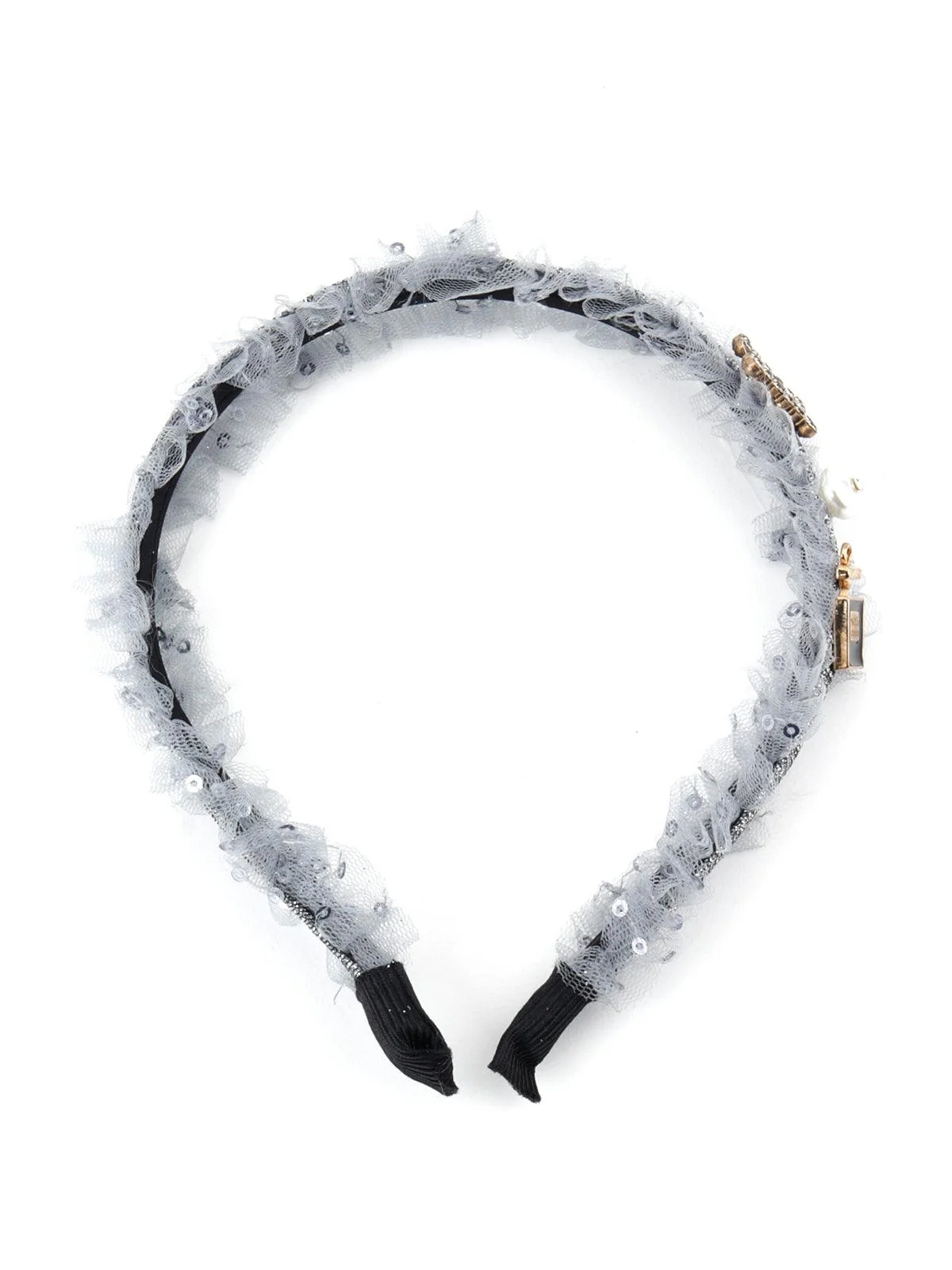 Odette Women Grey Flare Hairband - Image 4
