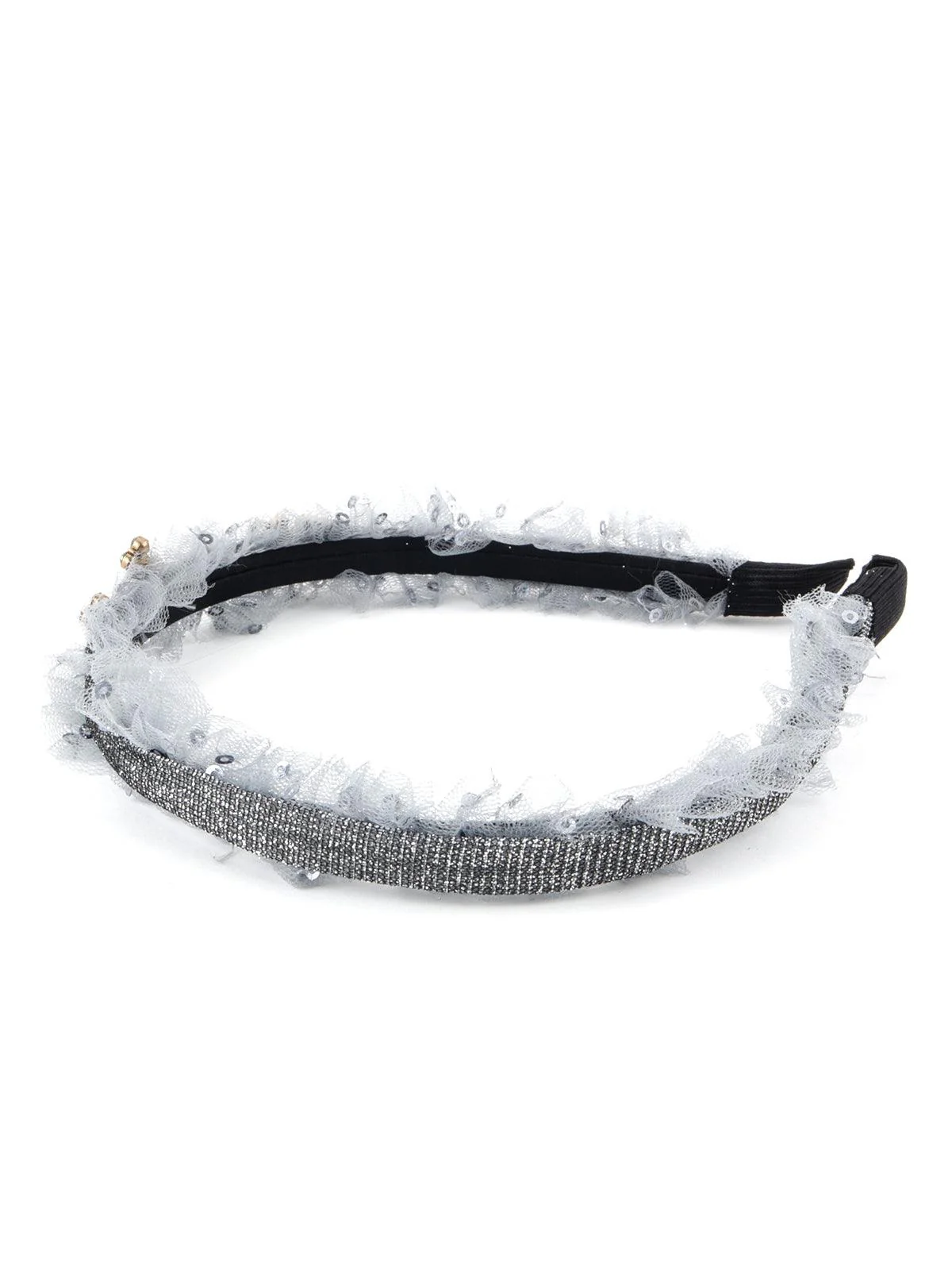 Odette Women Grey Flare Hairband - Image 6