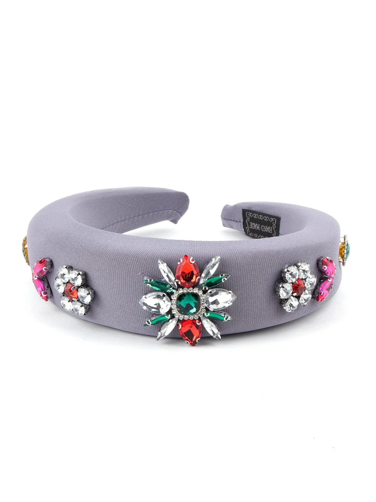 Odette Women Grey Pompous Decorative Hairband - Image 3
