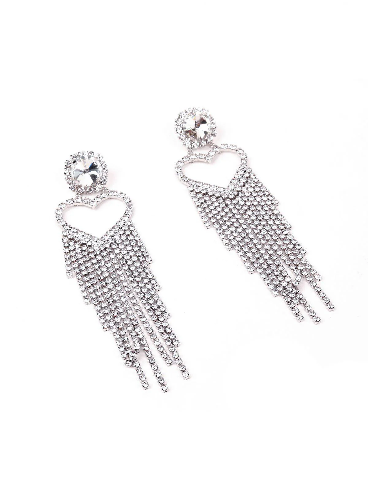 Odette Women Silver Metal Earrings - Image 5