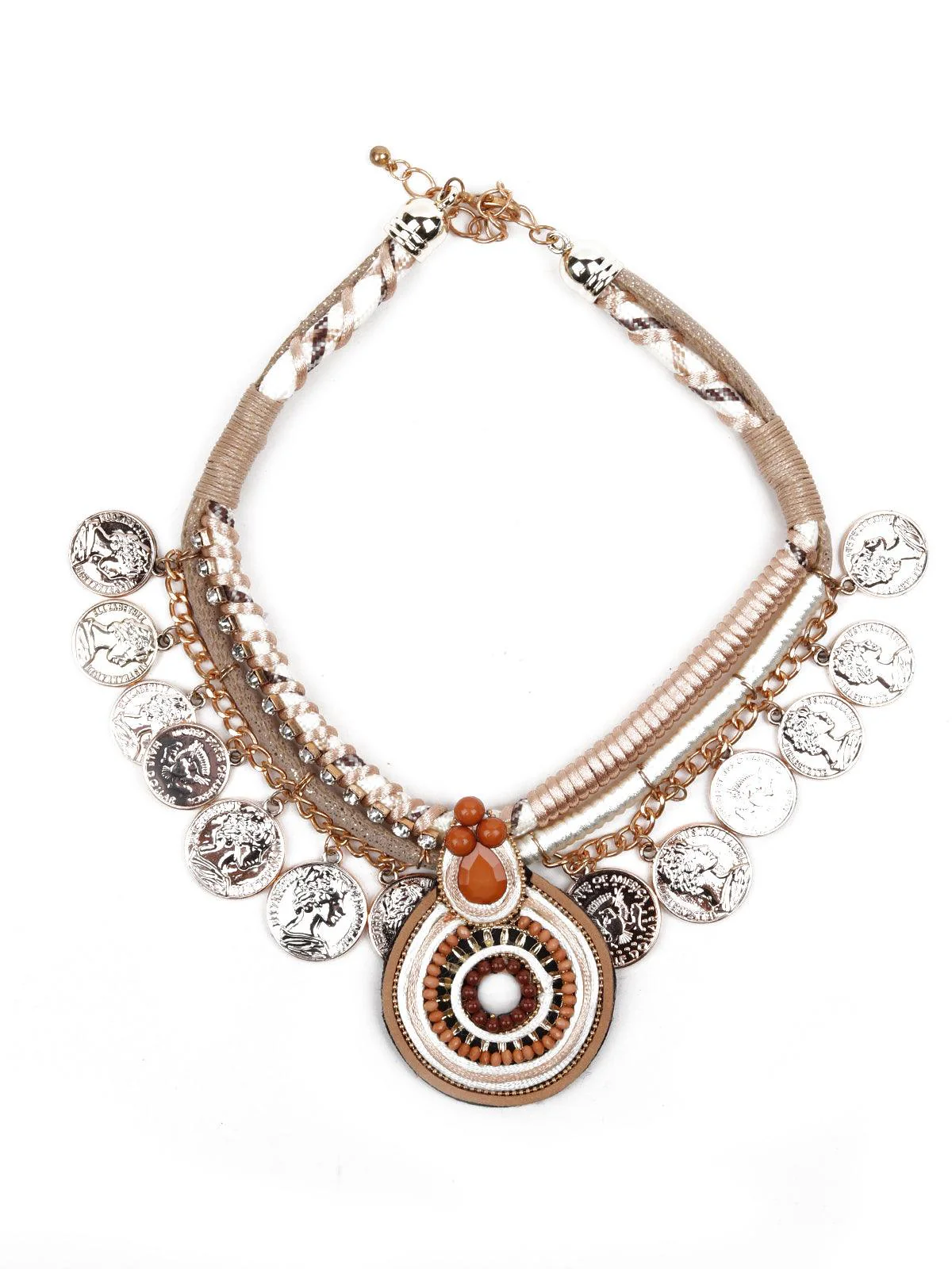 Odette Women bmulticolour Metal Necklace - Image 3