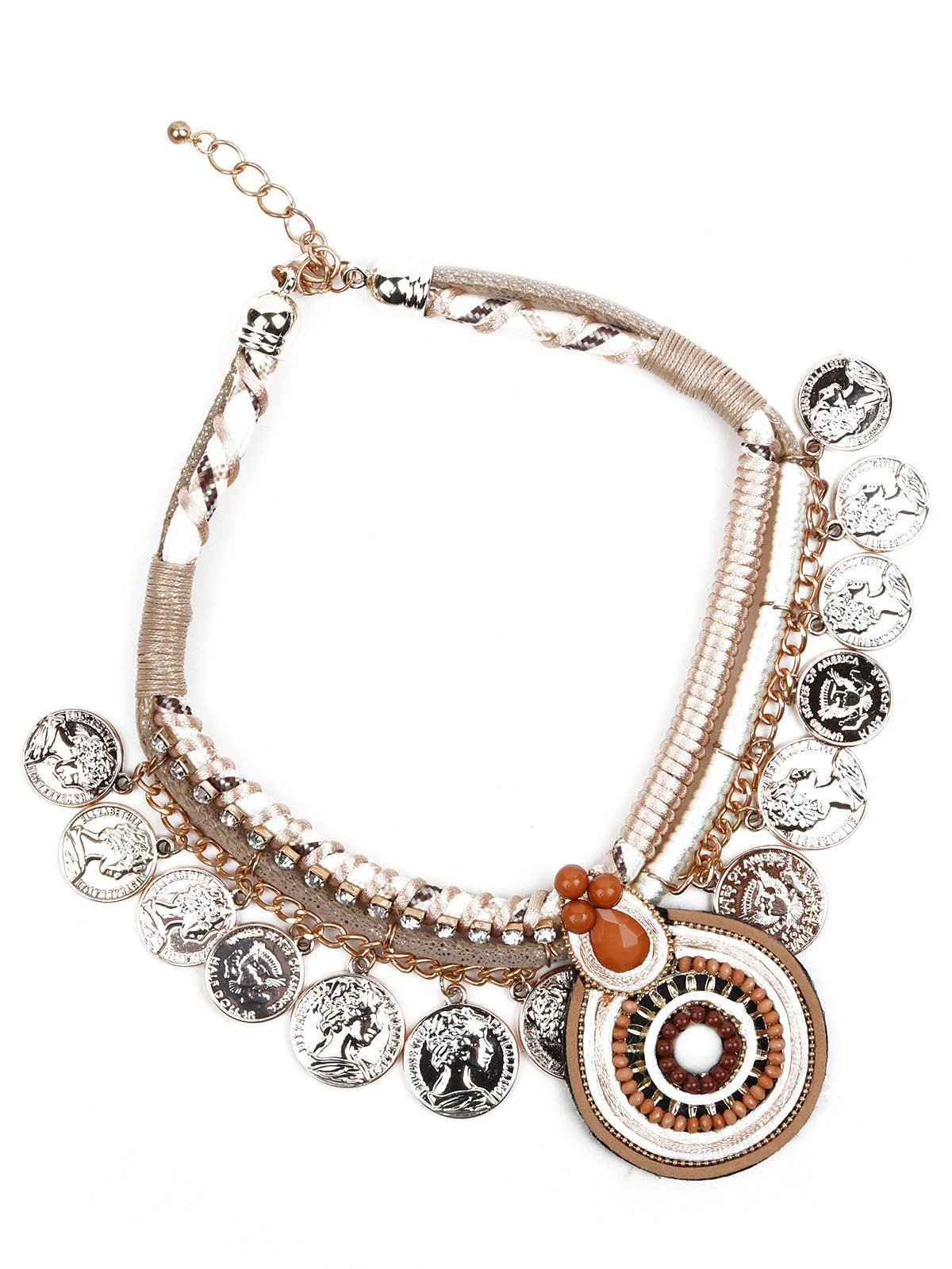 Odette Women bmulticolour Metal Necklace - Image 4
