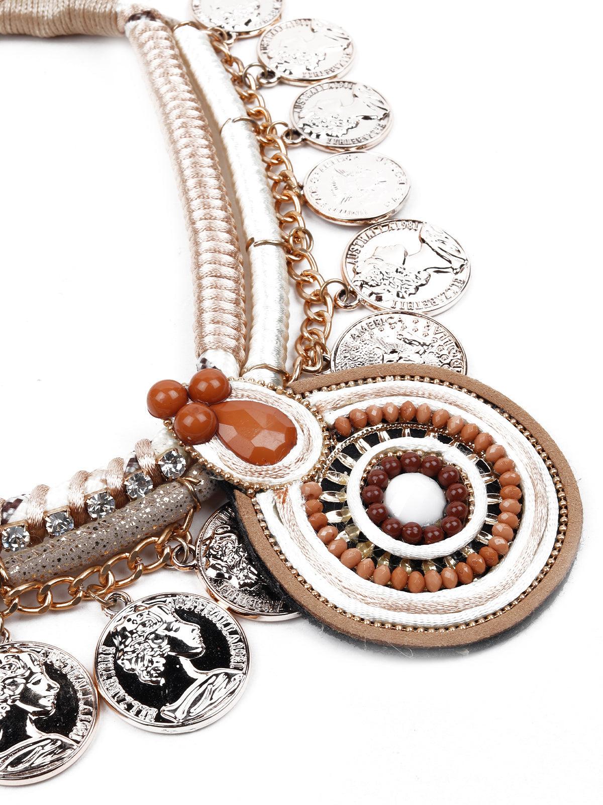 Odette Women bmulticolour Metal Necklace - Image 5