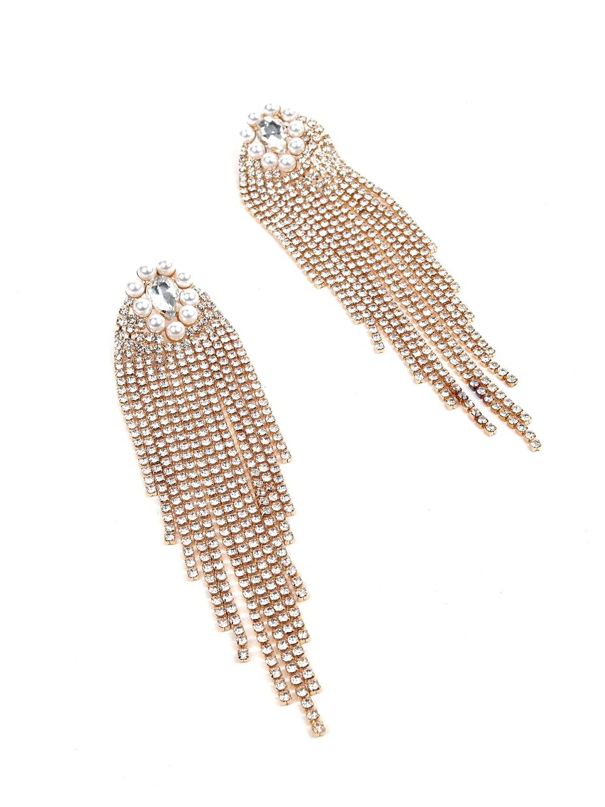 Odette Women Gold Metal Earrings - Image 5