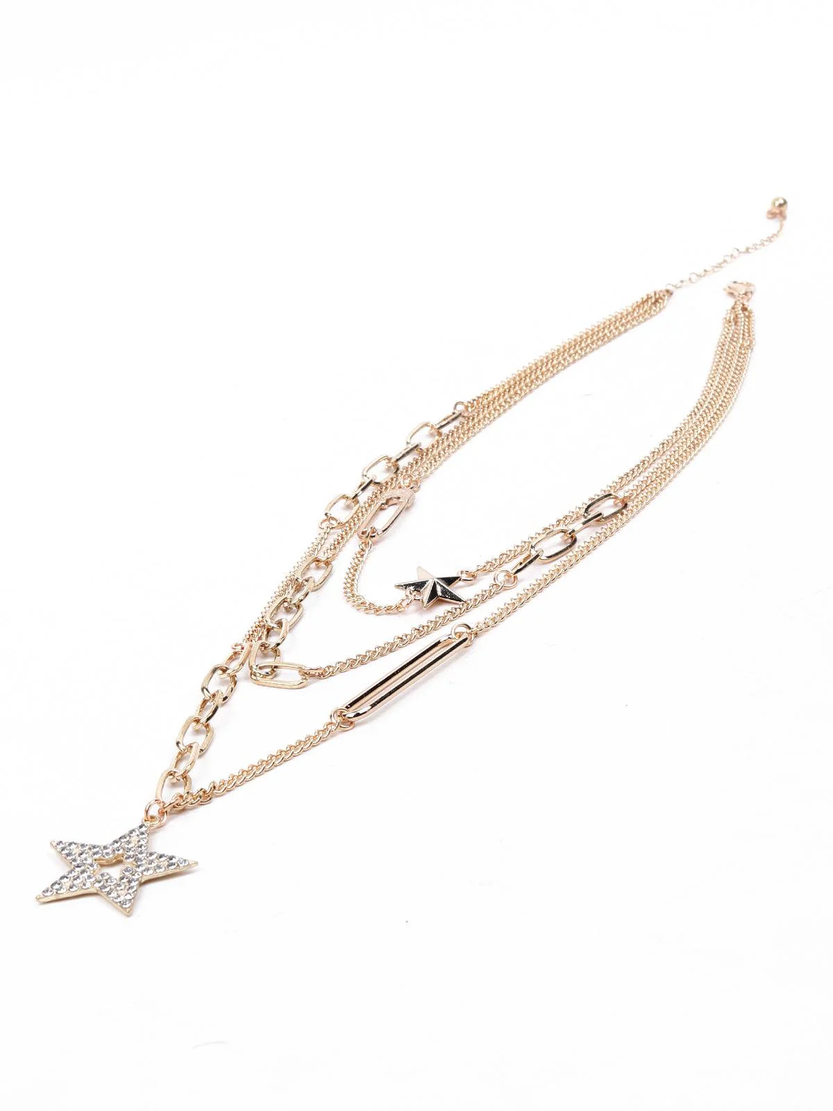 Odette Women Multicolour High-Quality Metal Necklace - Image 2
