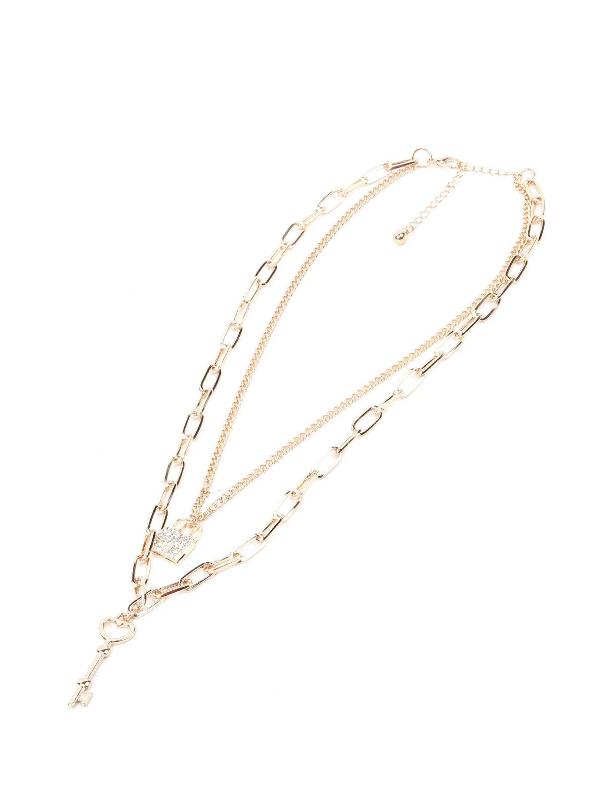 Odette Women Gold Metal Necklace - Image 4