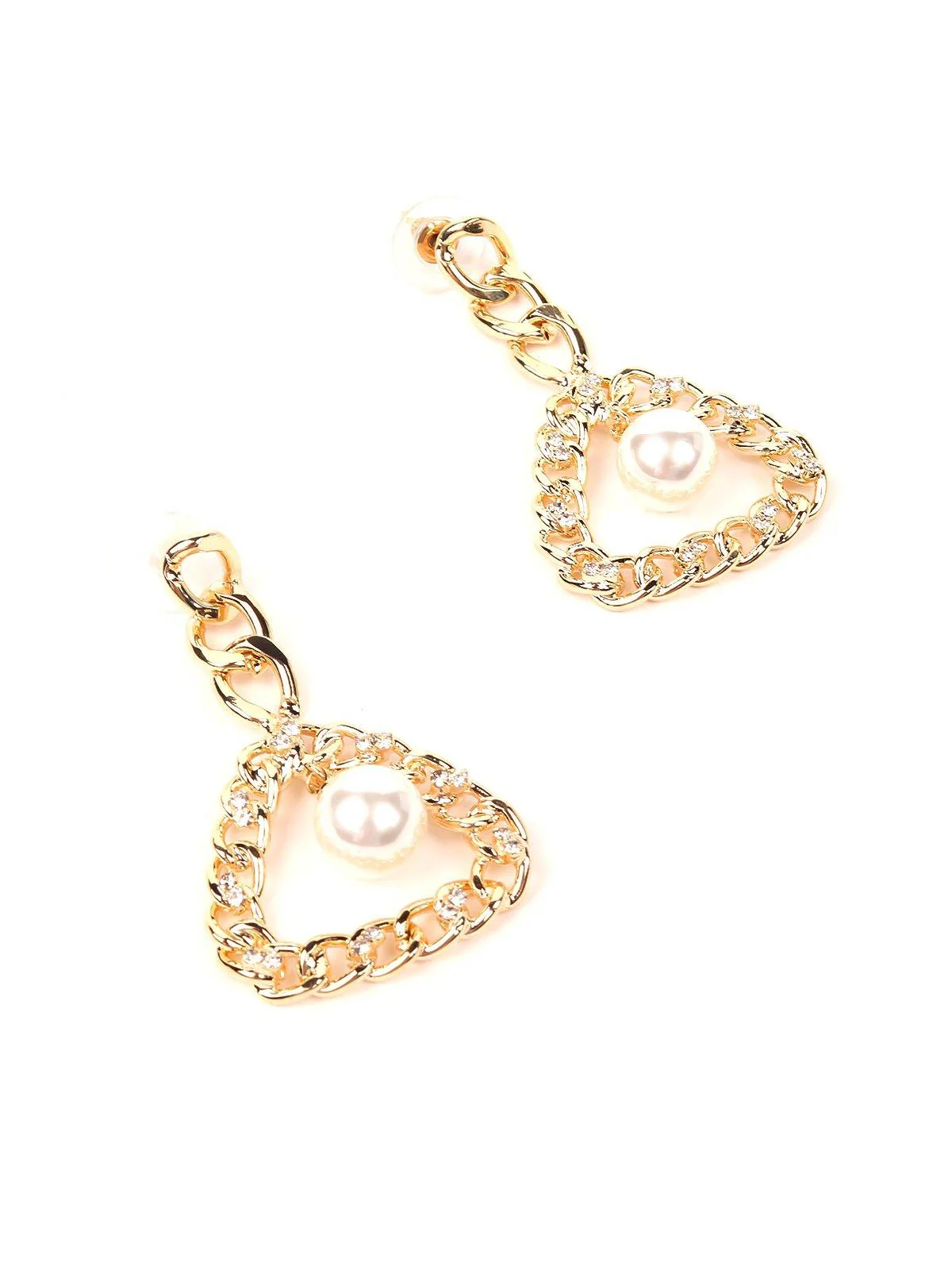 Odette Women Gold Metal Earrings - Image 5