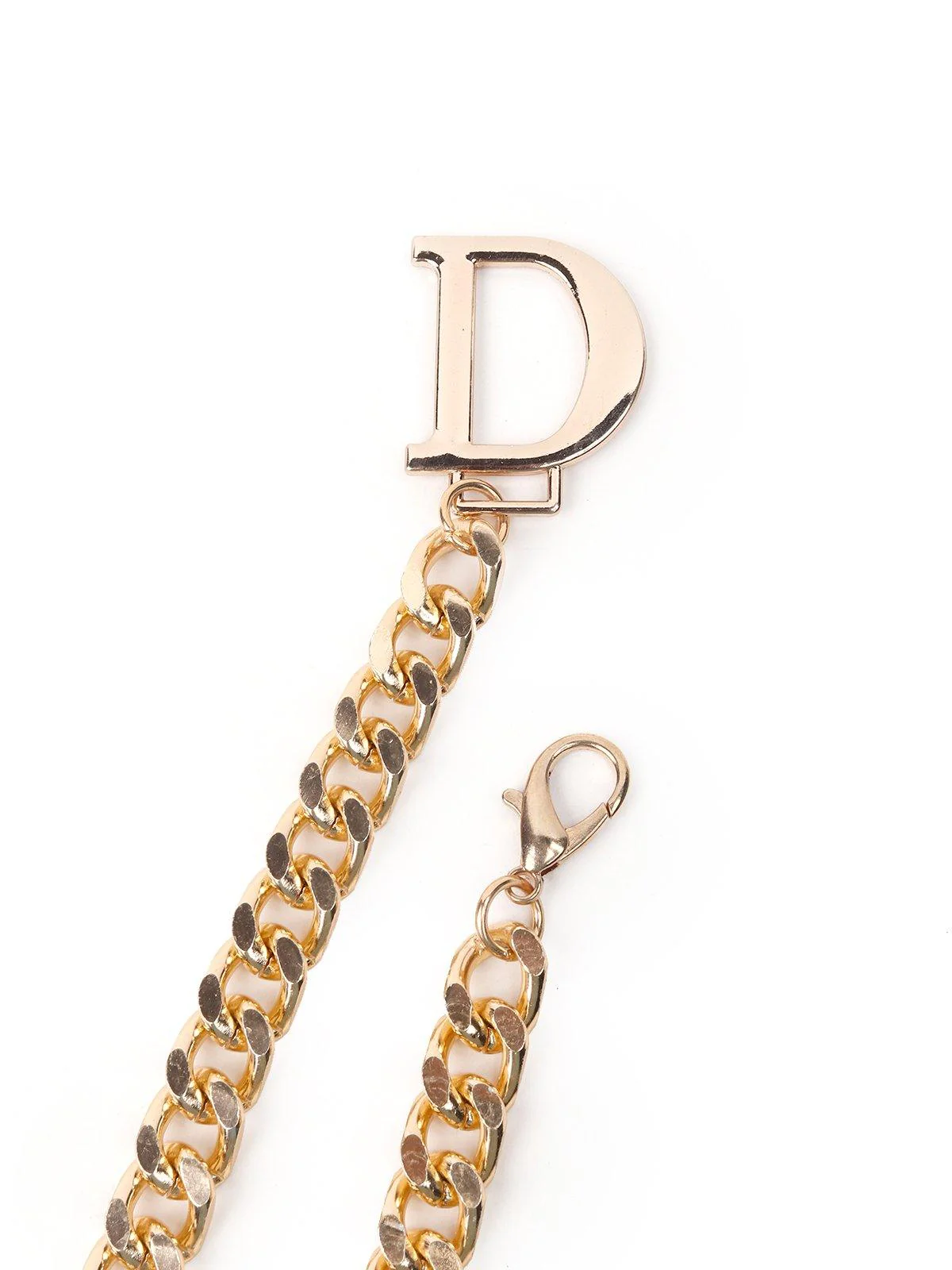 Odette Women Black And Gold Metal Chain Belt - Image 4