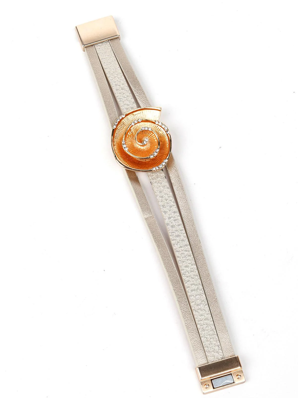 Odette Women Lvory Metal Bracelet - Image 3