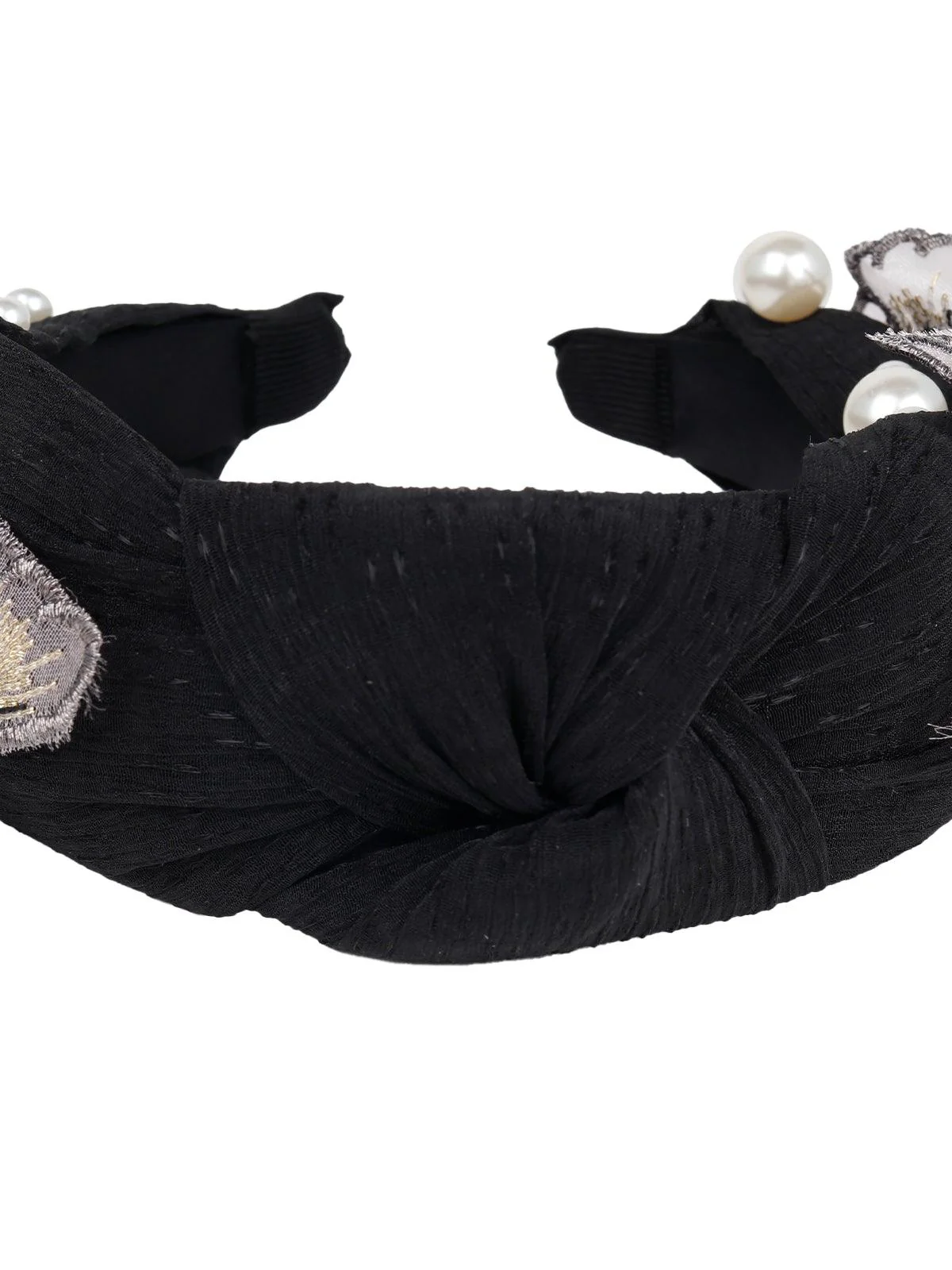 Odette Women Black Rhinestones Hairband - Image 6