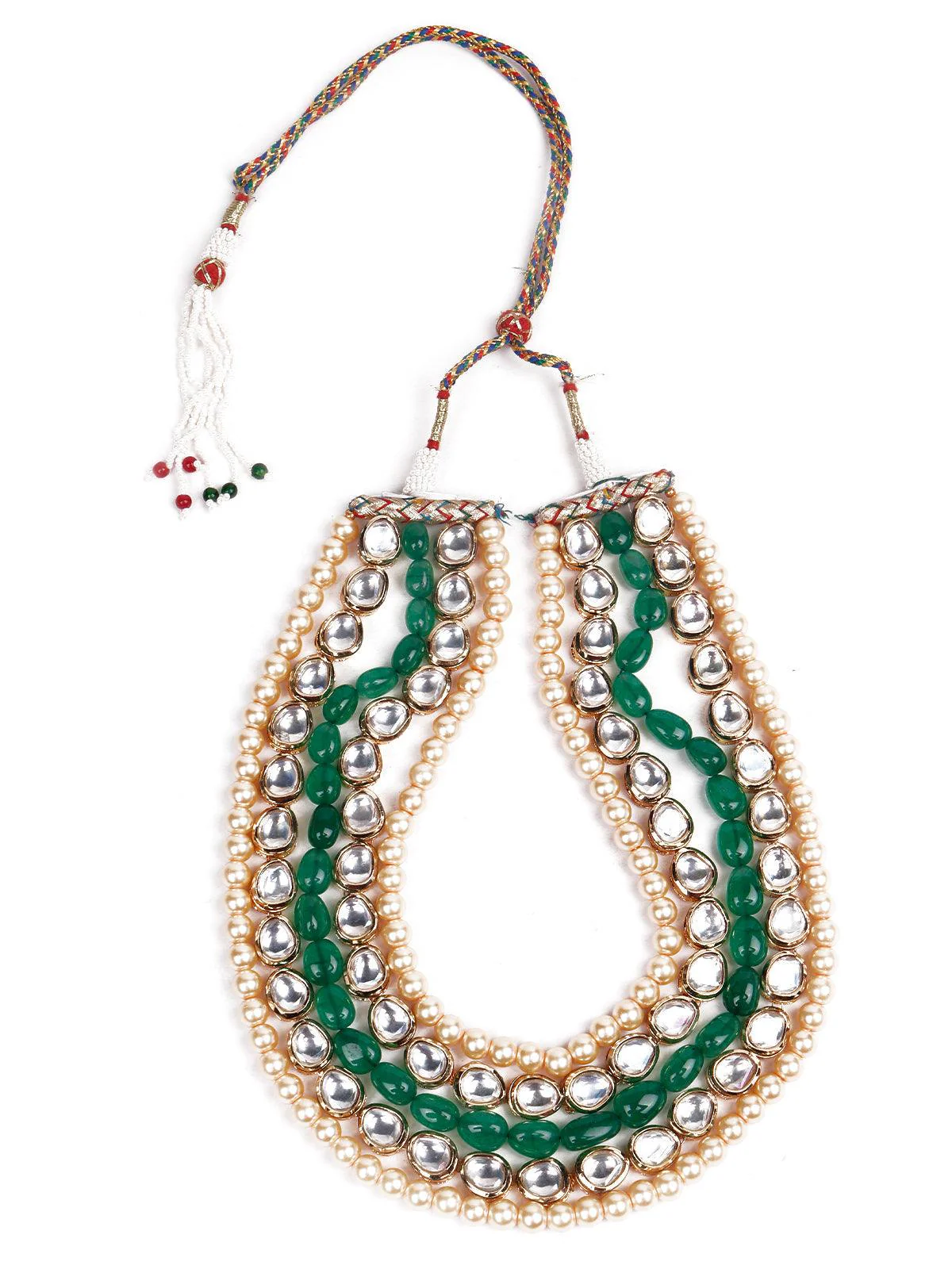Odette Women Multicolour Metal Choker Necklace - Image 3