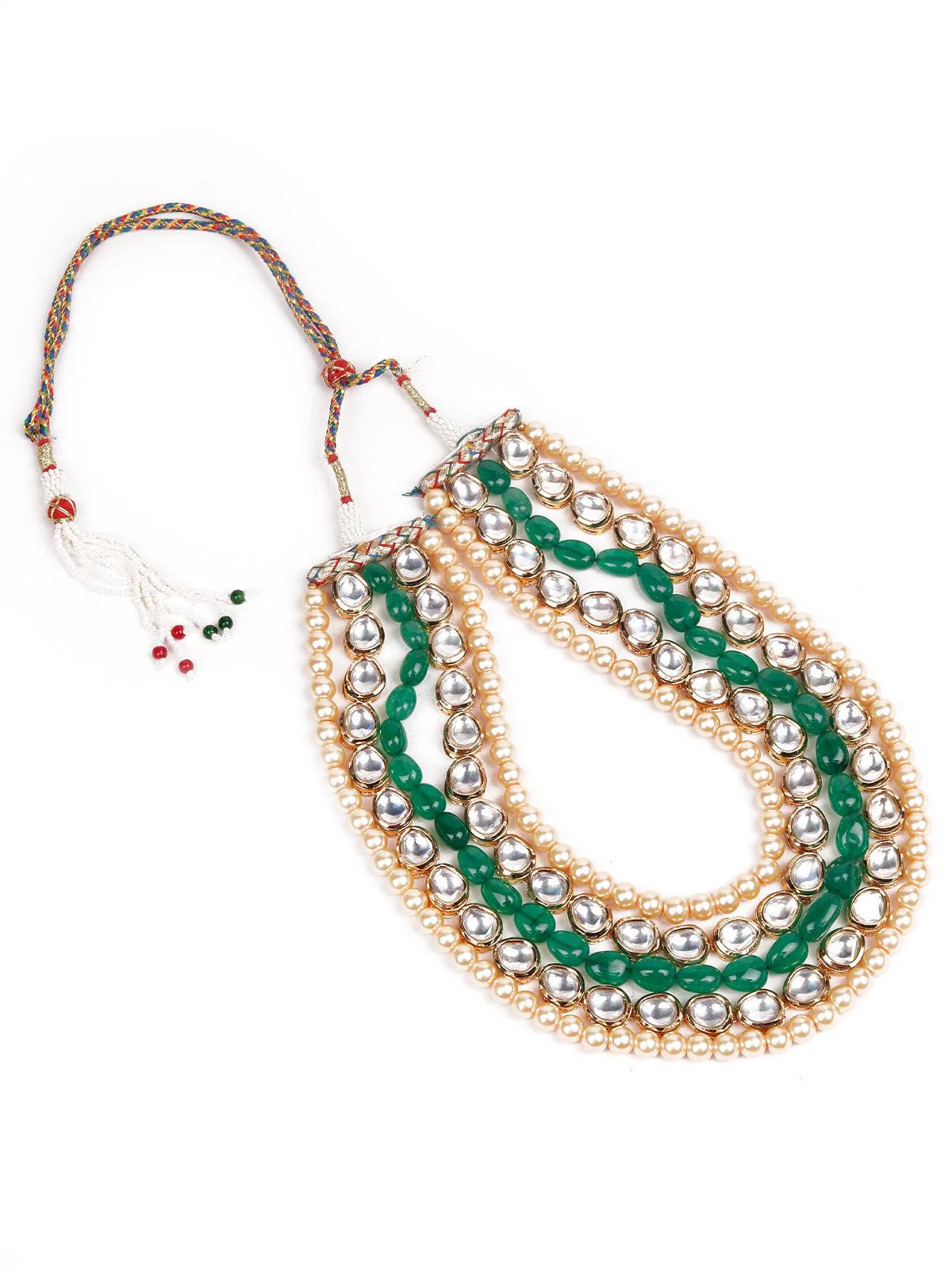 Odette Women Multicolour Metal Choker Necklace - Image 4