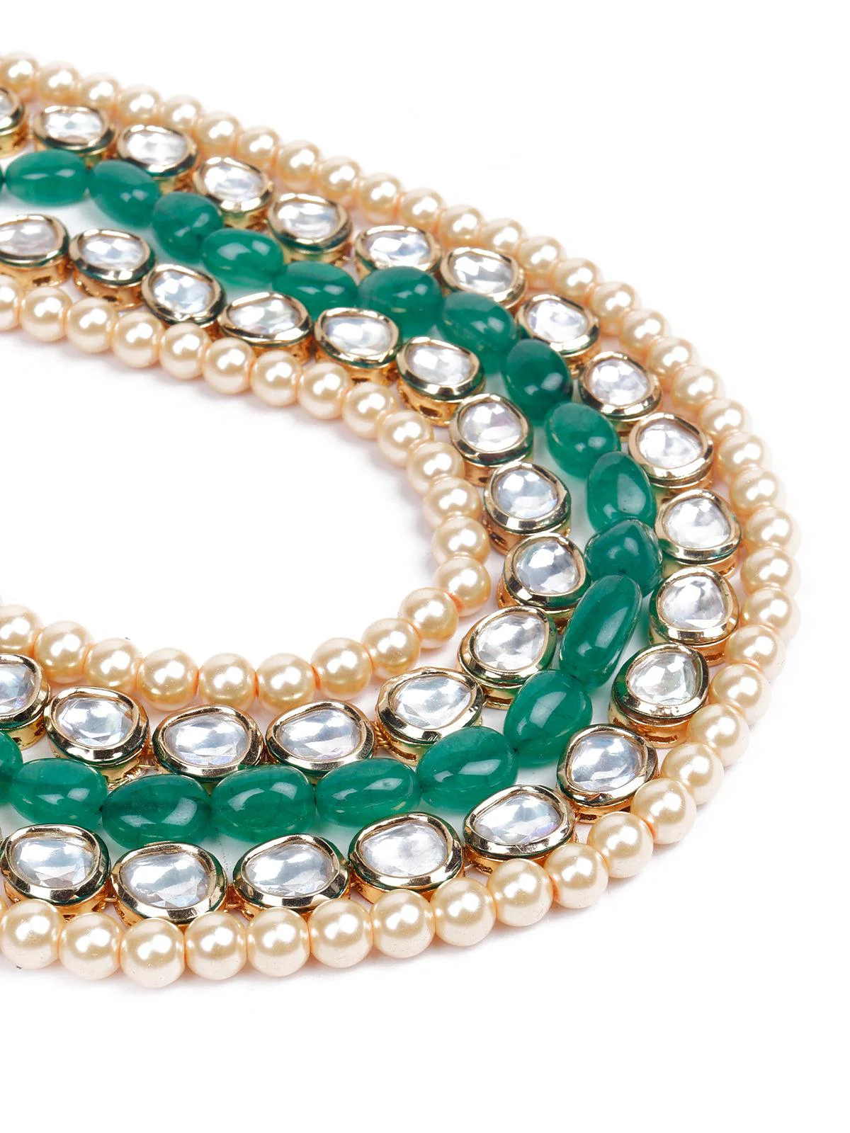 Odette Women Multicolour Metal Choker Necklace - Image 5
