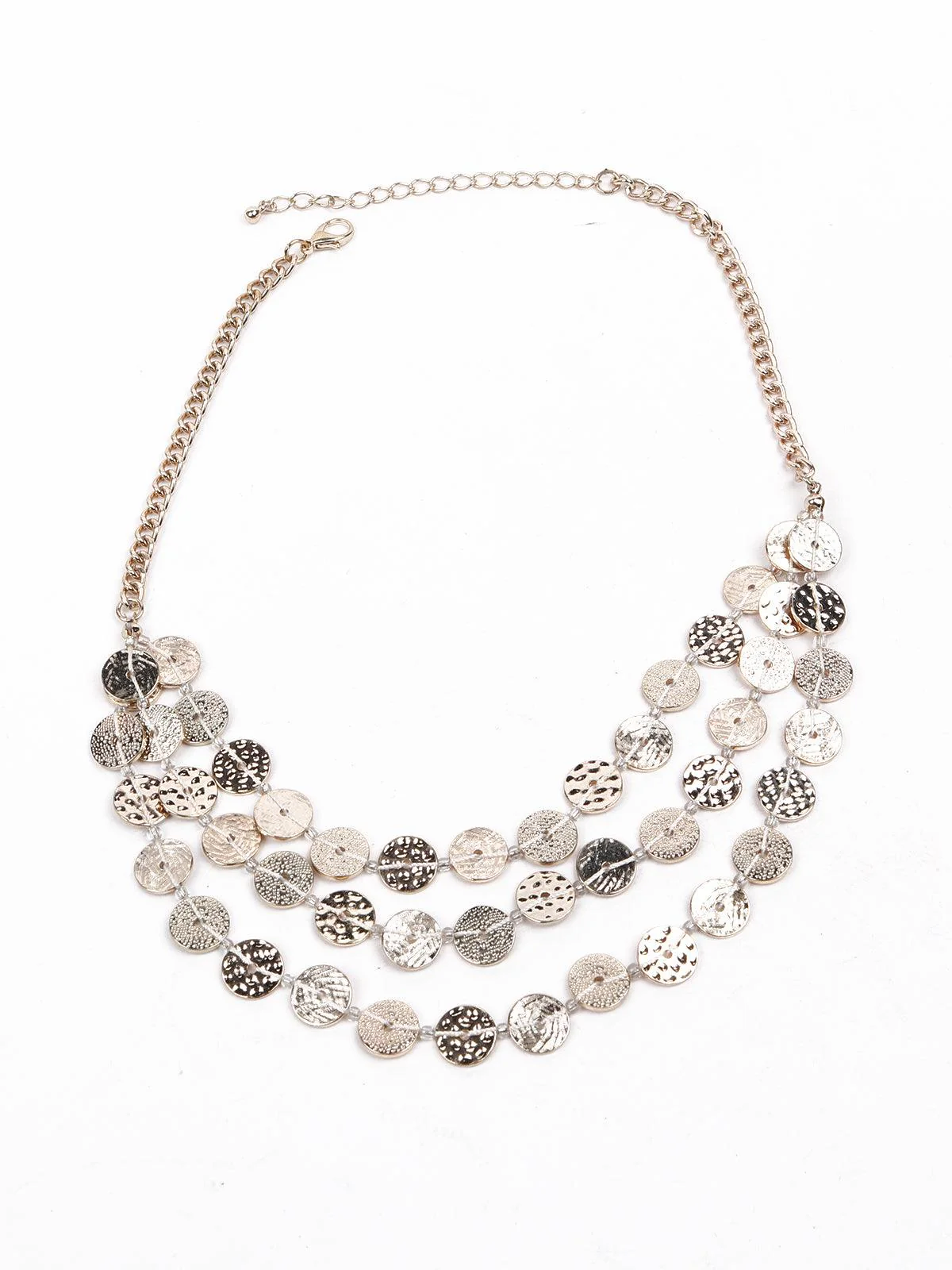 Odette Women Silver Metal Necklace - Image 3