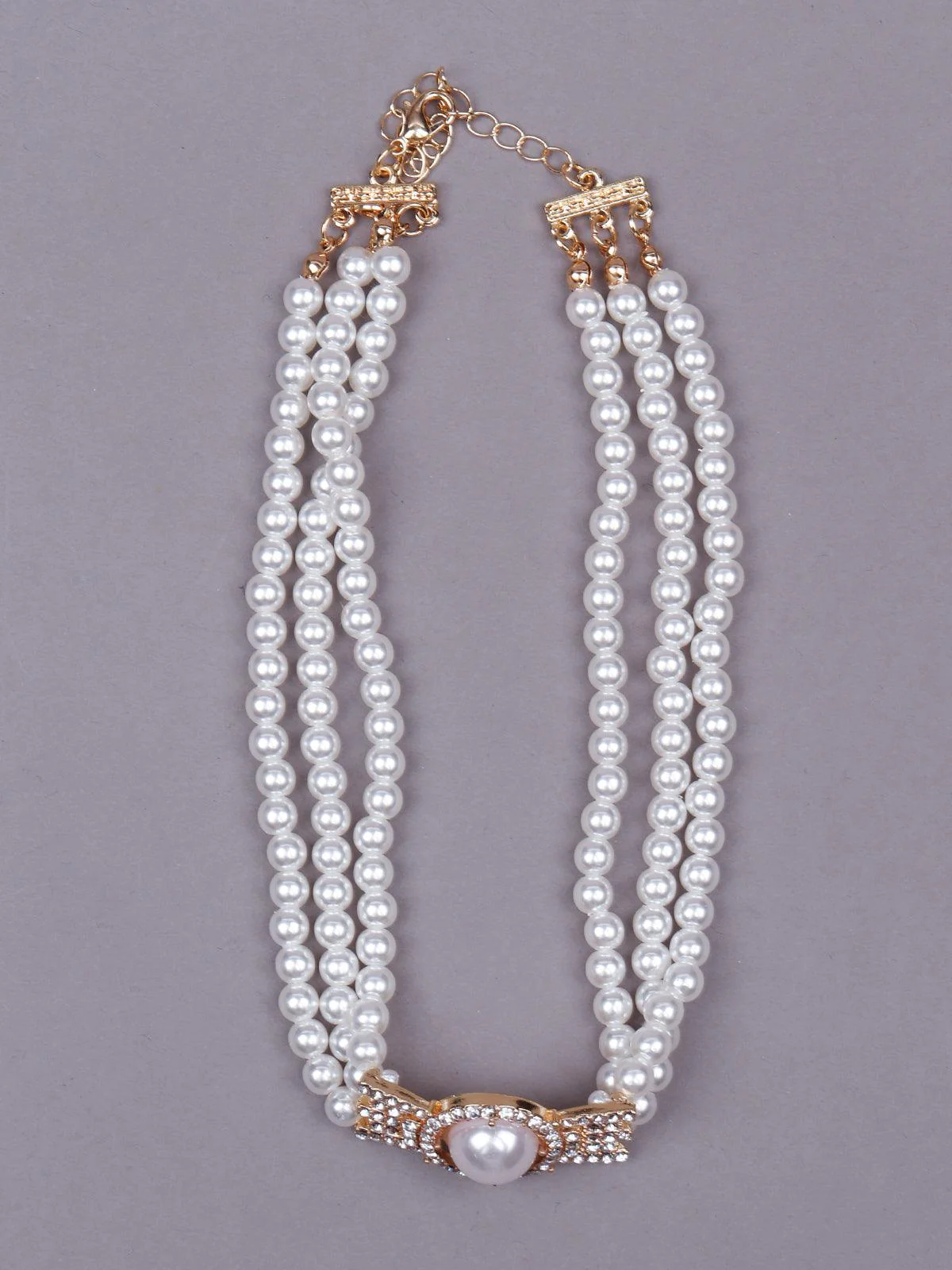 Odette Women Multi Metal Necklace - Image 3