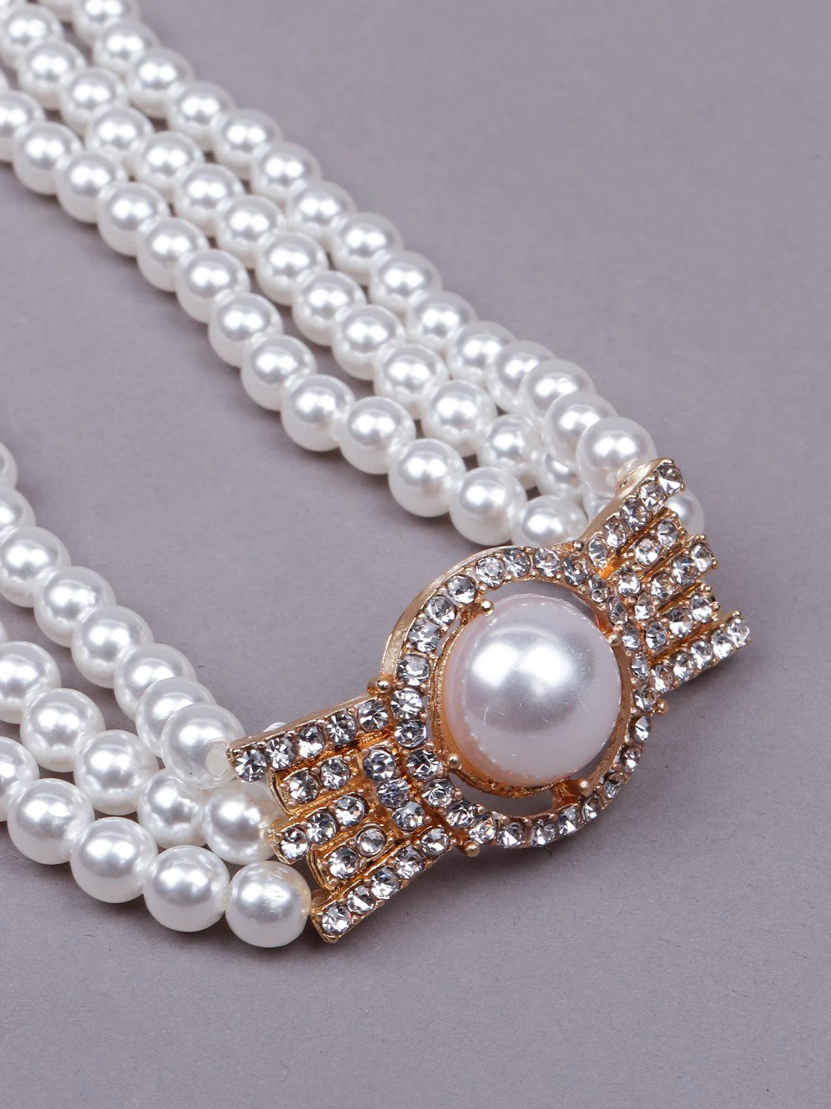 Odette Women Multi Metal Necklace - Image 5