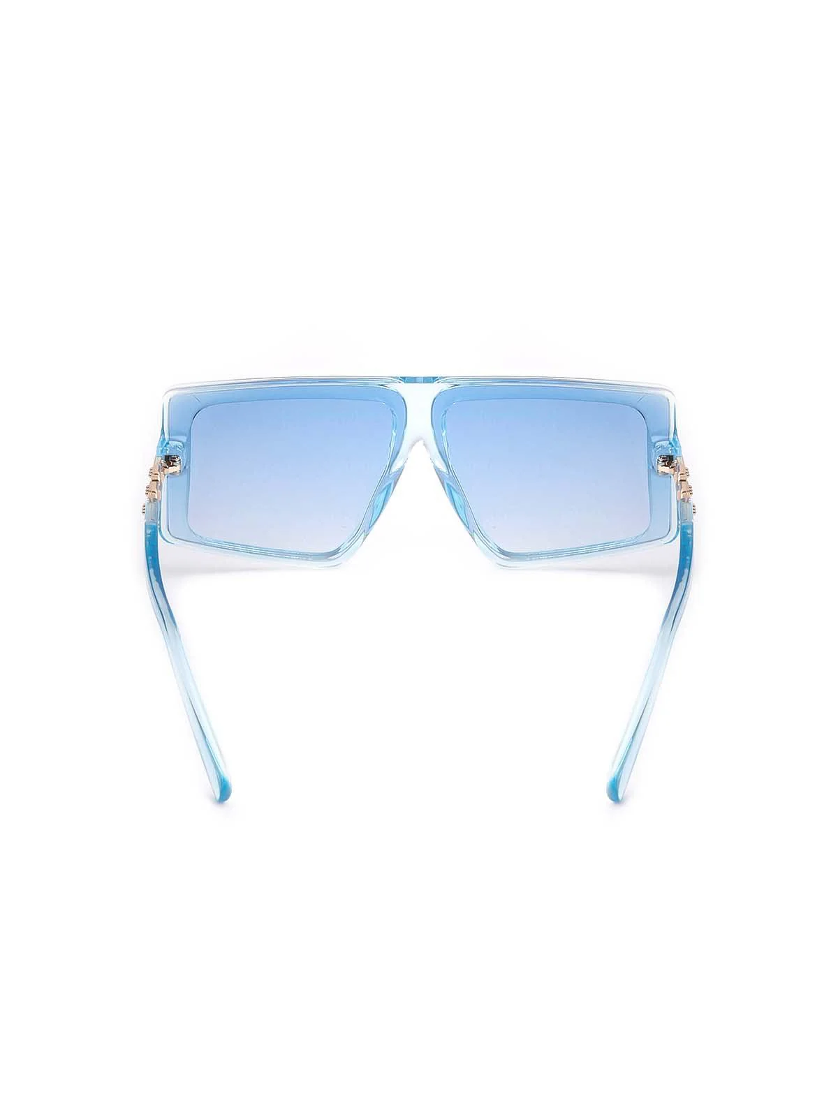 Odette Women Light Blue Transparent Oversized Sunglasses - Image 5