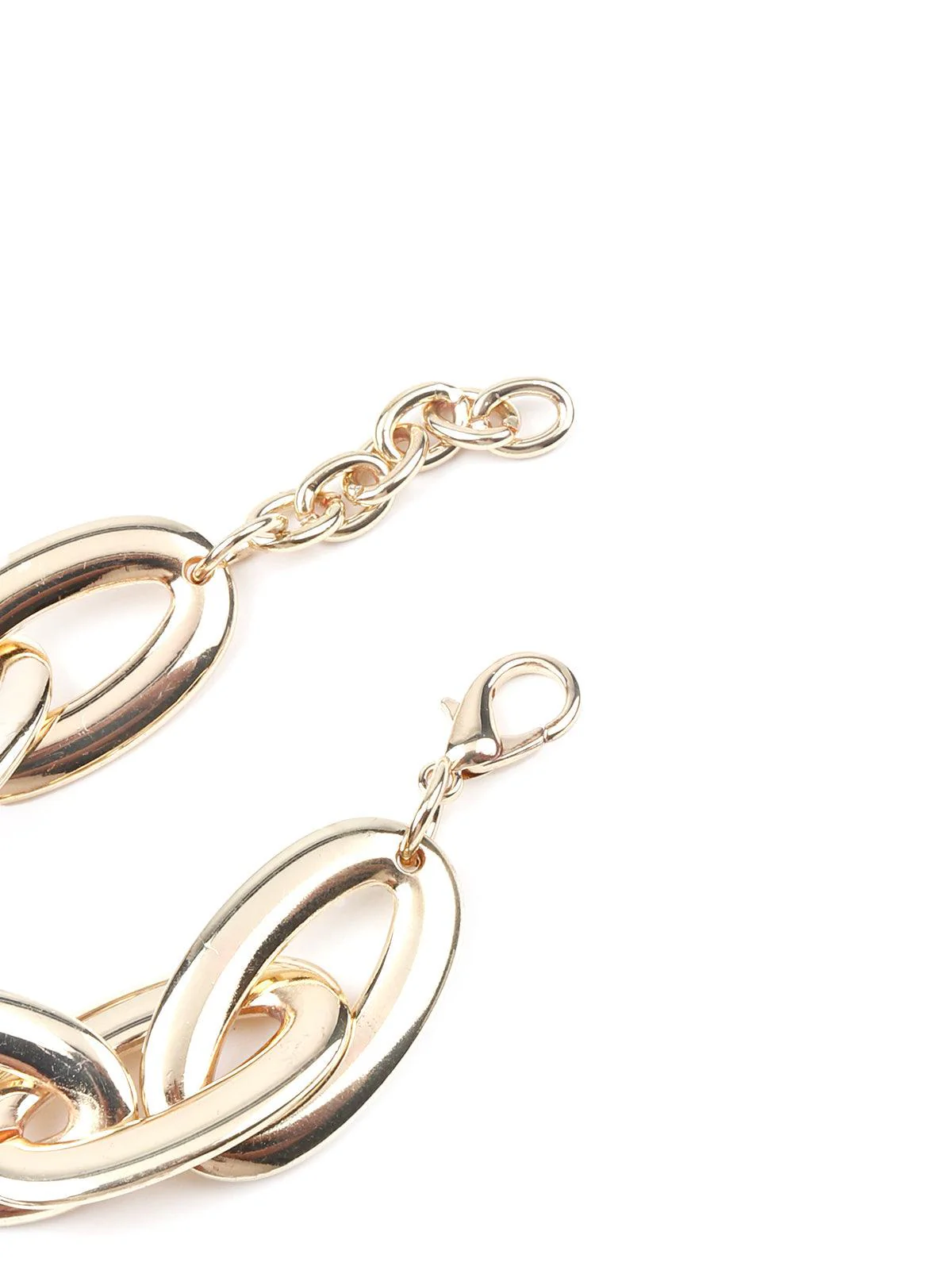 Odette Women Light Gold Chain Linked Bracelet - Image 4