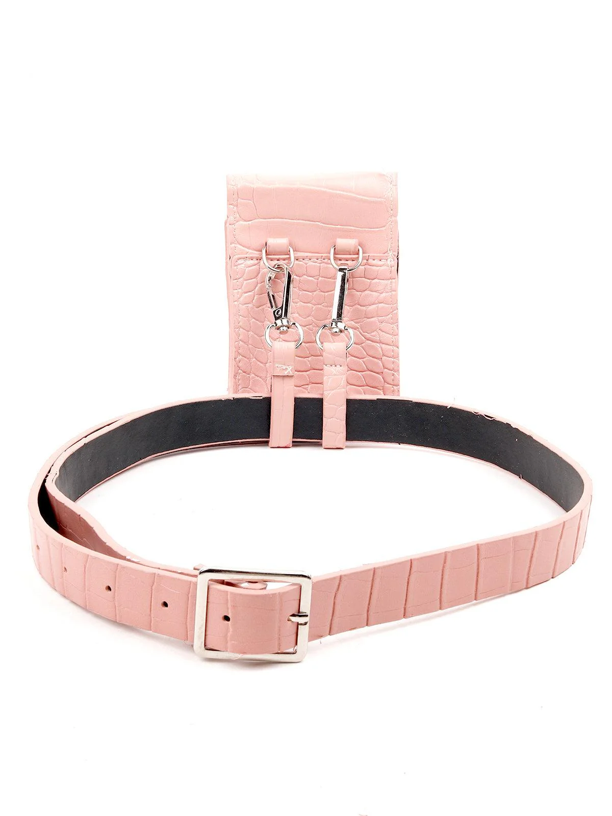 Odette Women Light Pink Corc Belt Bag - Image 4