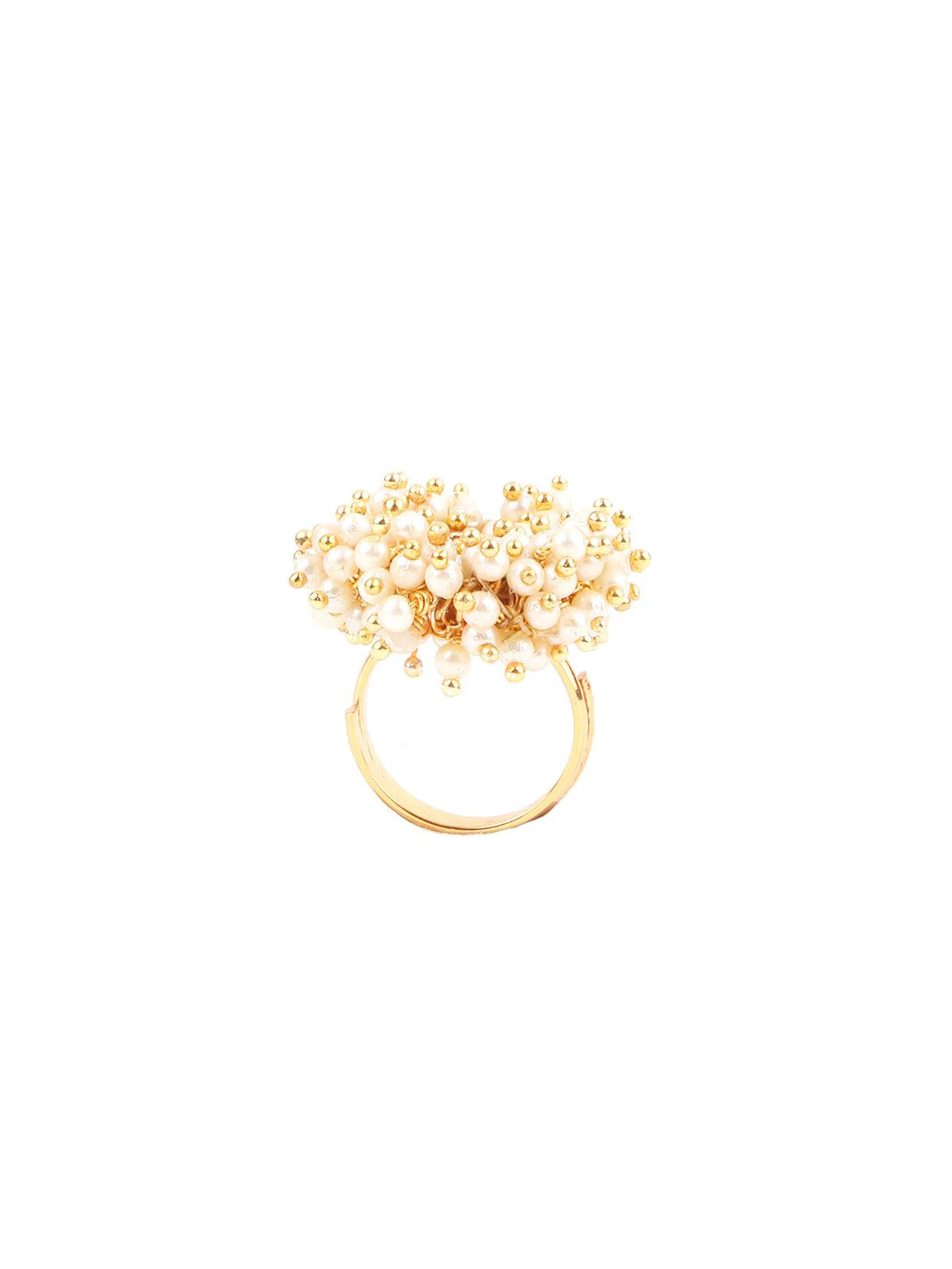 Odette Women Little Bunch Of Pearls Ring - Image 4