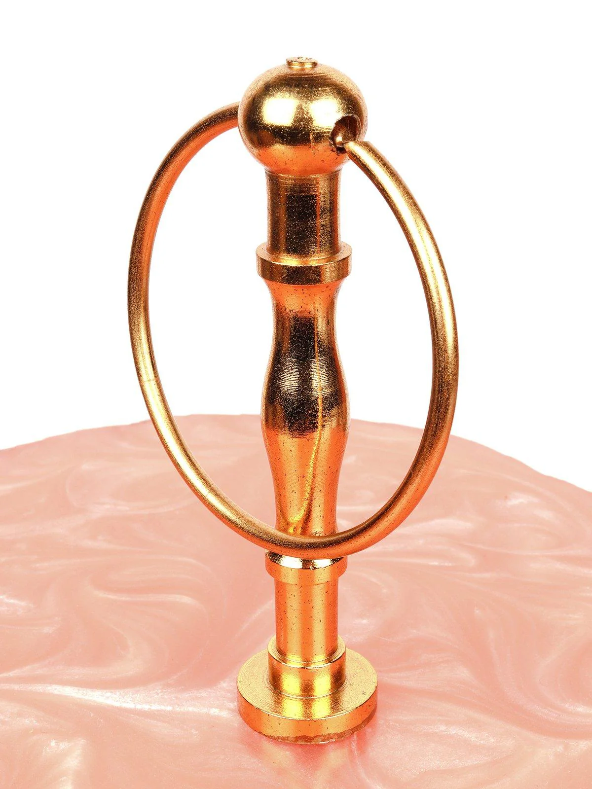 Odette Women Pink Resin, Aluminum Stand - Image 5