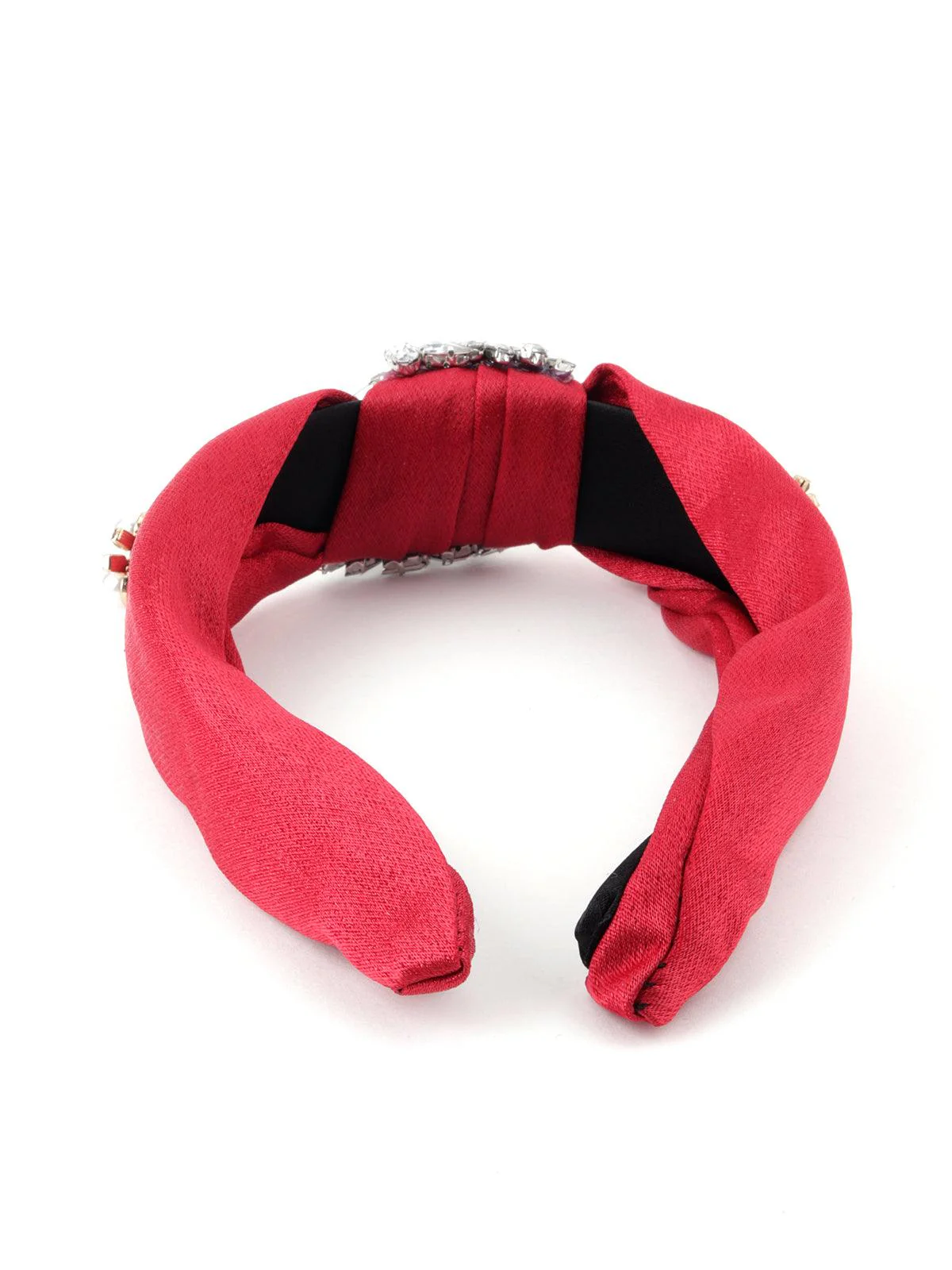 Odette Women Maroon Prettifying Hairband - Image 4