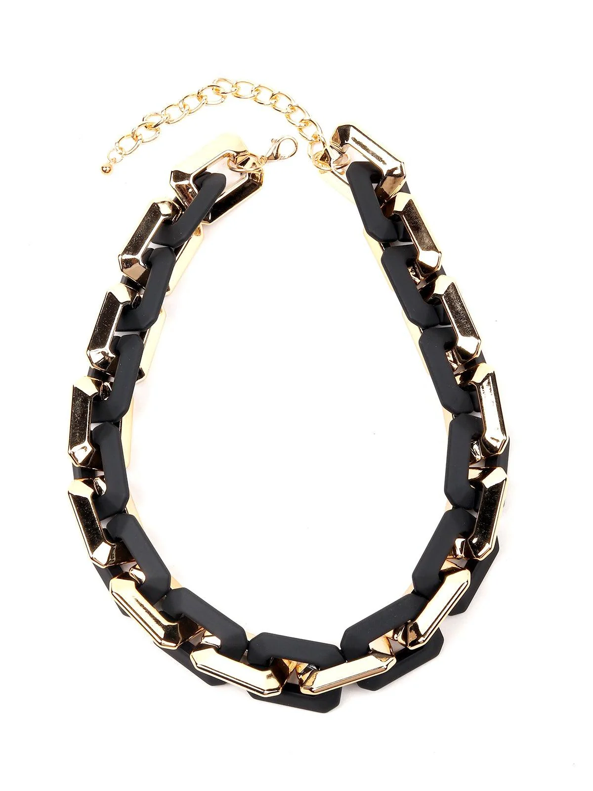 Odette Women Black Metal Necklace - Image 3