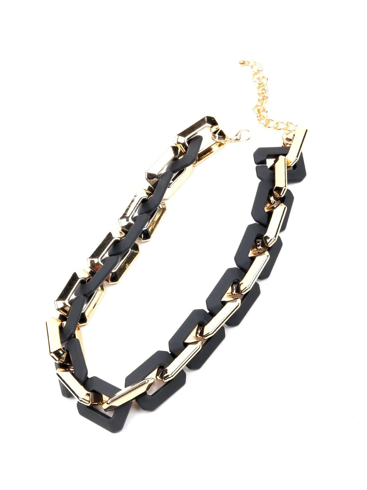Odette Women Black Metal Necklace - Image 4
