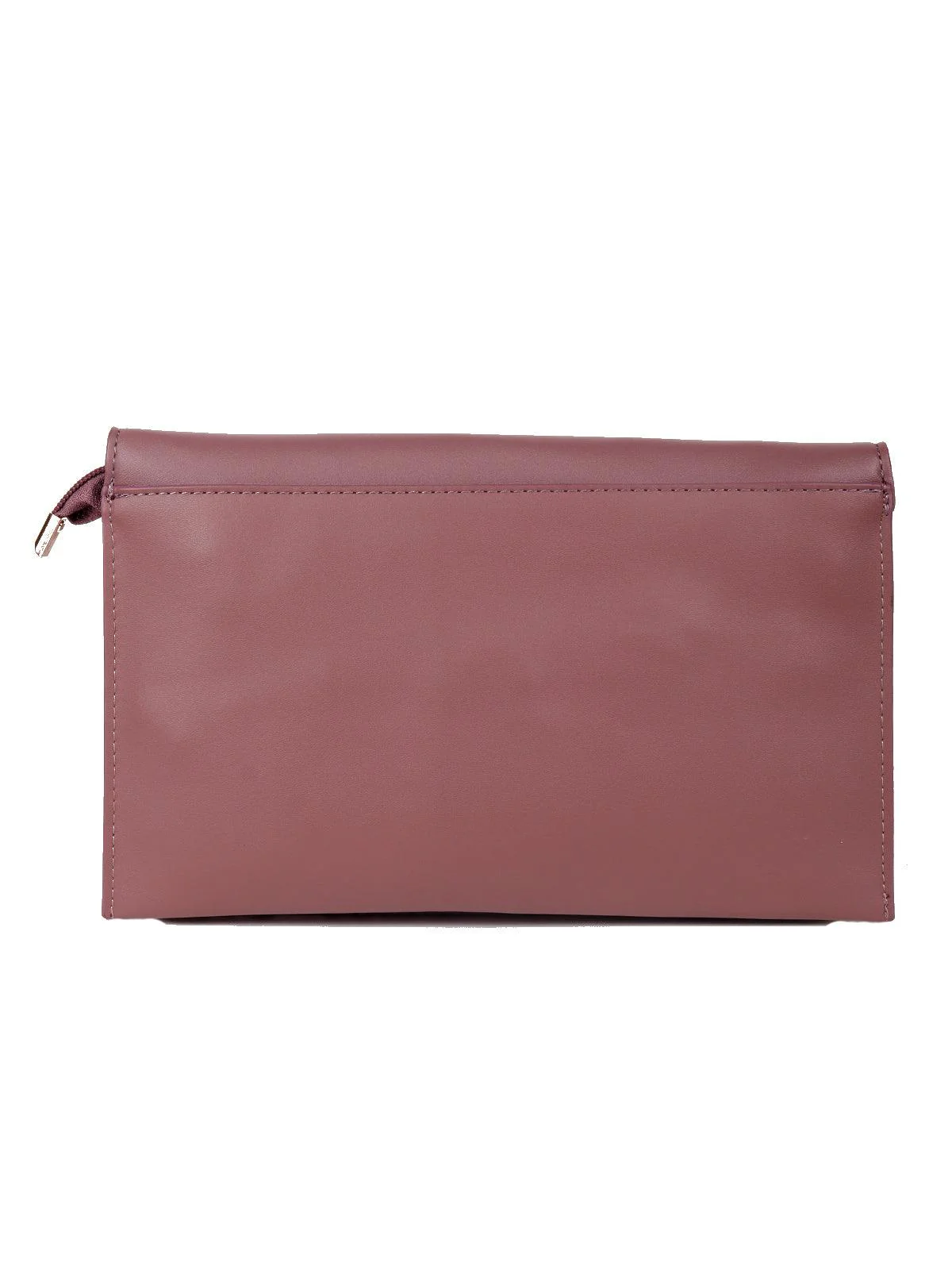 Odette Women Gold Rounded Metal Bag - Image 4